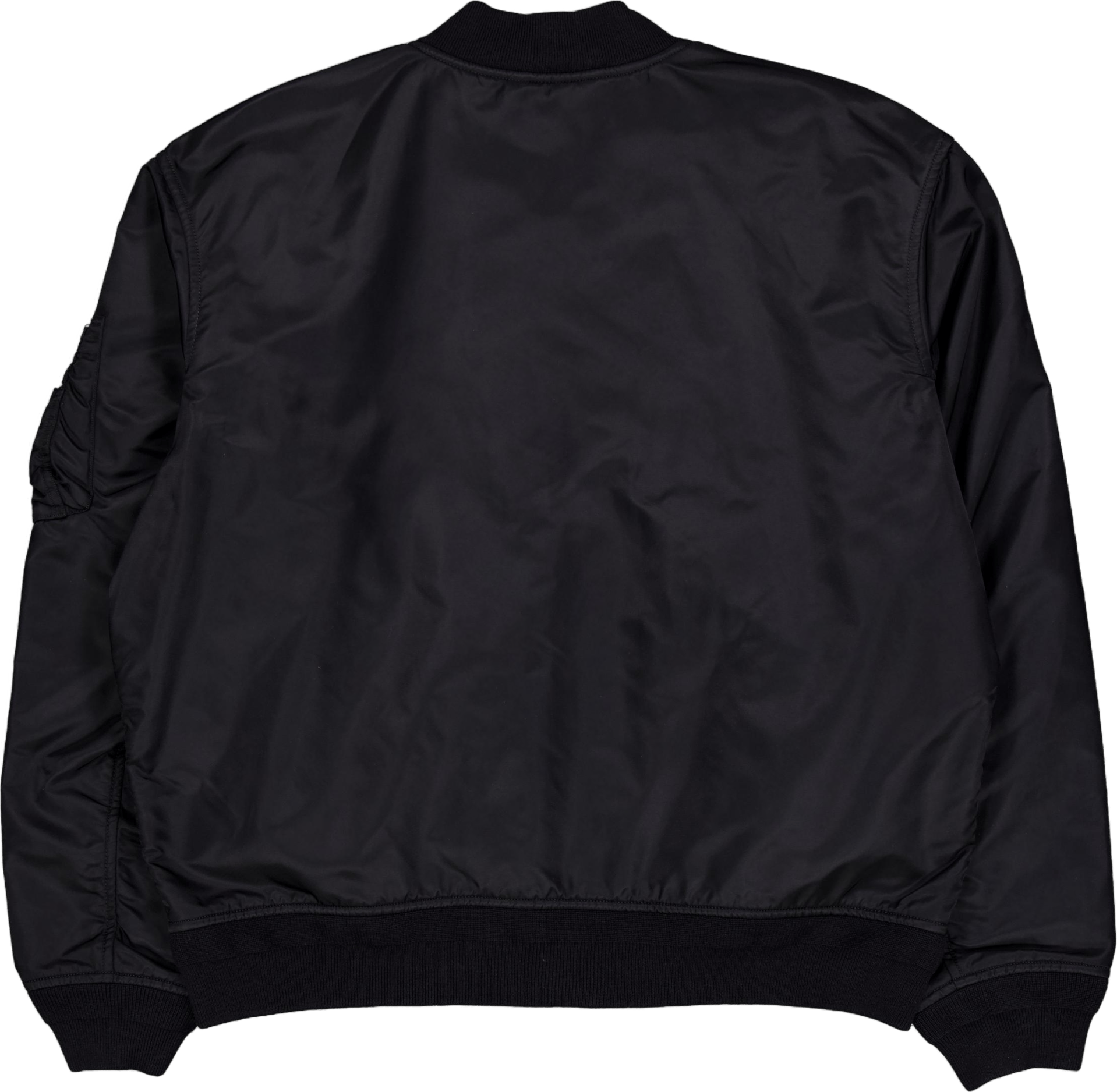 Nylon Twill-polo Sport Ma1 Polo Black - Bild 2