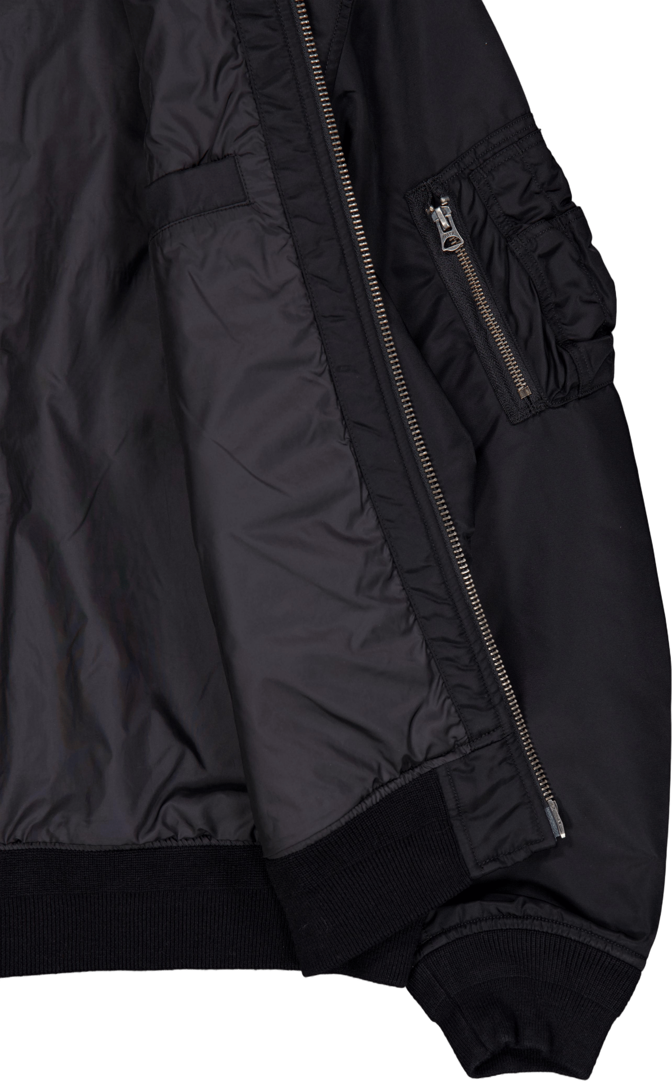 Nylon Twill-polo Sport Ma1 Polo Black - Bild 5