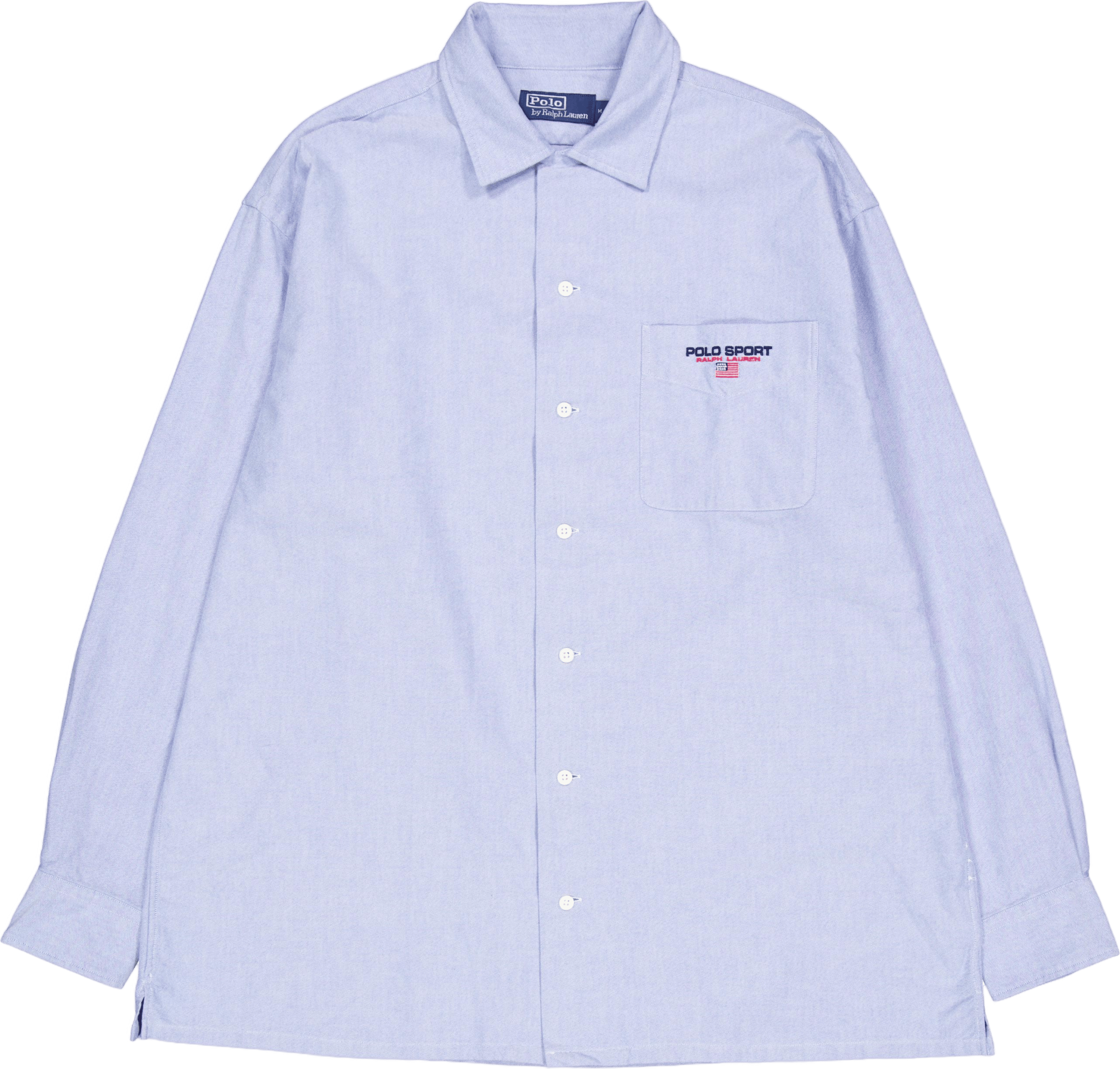 Big Fit Polo Sport Oxford Camp Shirt Bsr Blue