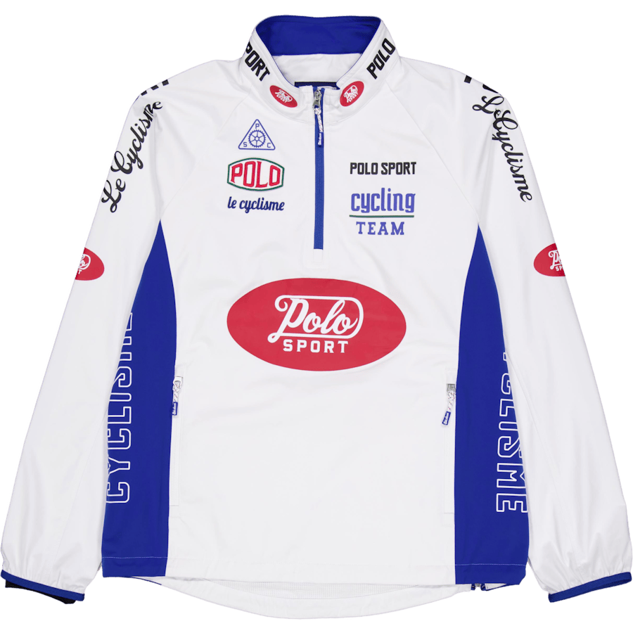 Polo Sport Water-Repellent Pullover Ceramic White/Heritage Blue