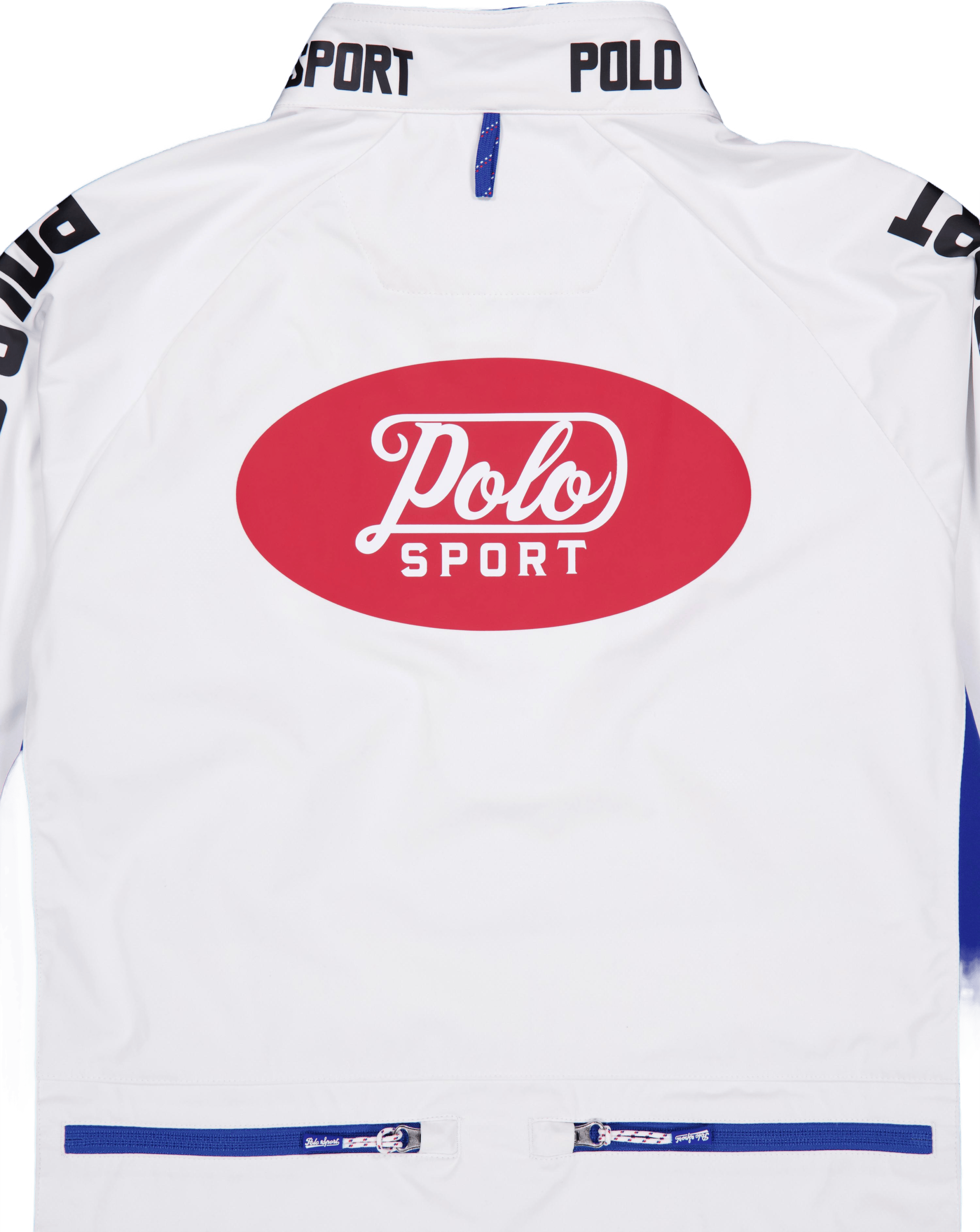 Polo Sport Water-Repellent Pullover Ceramic White/Heritage Blue - Bild 4