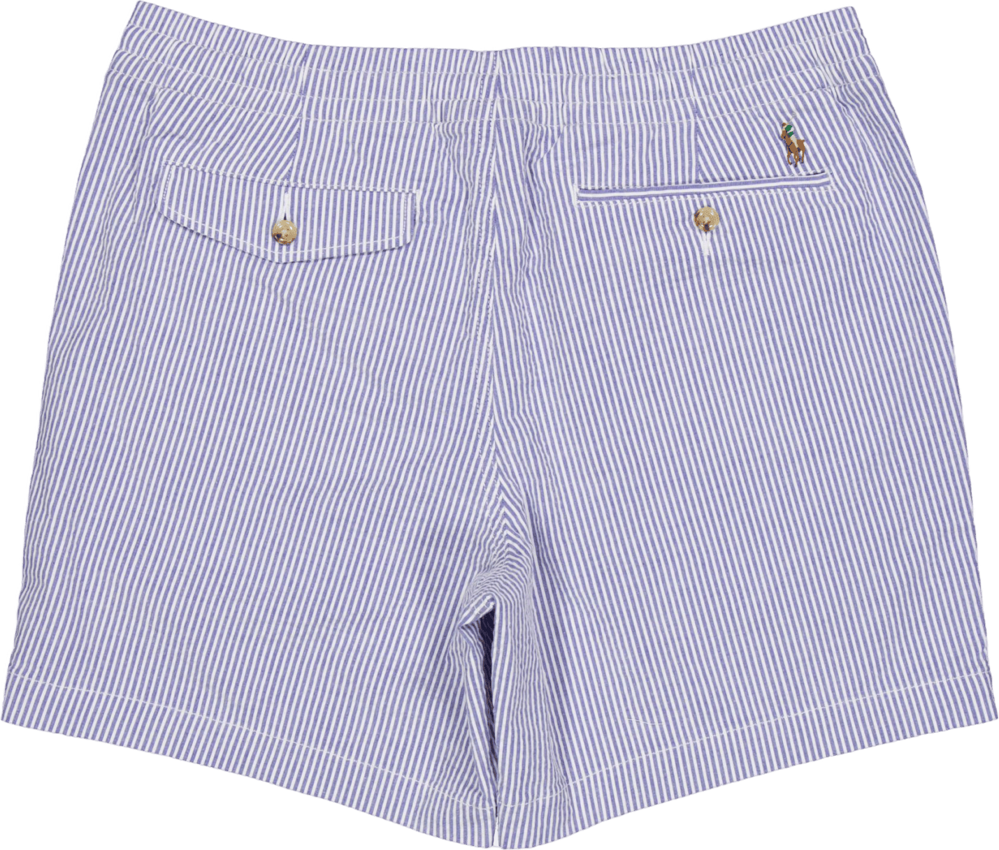 6-Inch Polo Prepster Seersucker Short Blue Seersucker W/Gthc P Emb - Bild 2