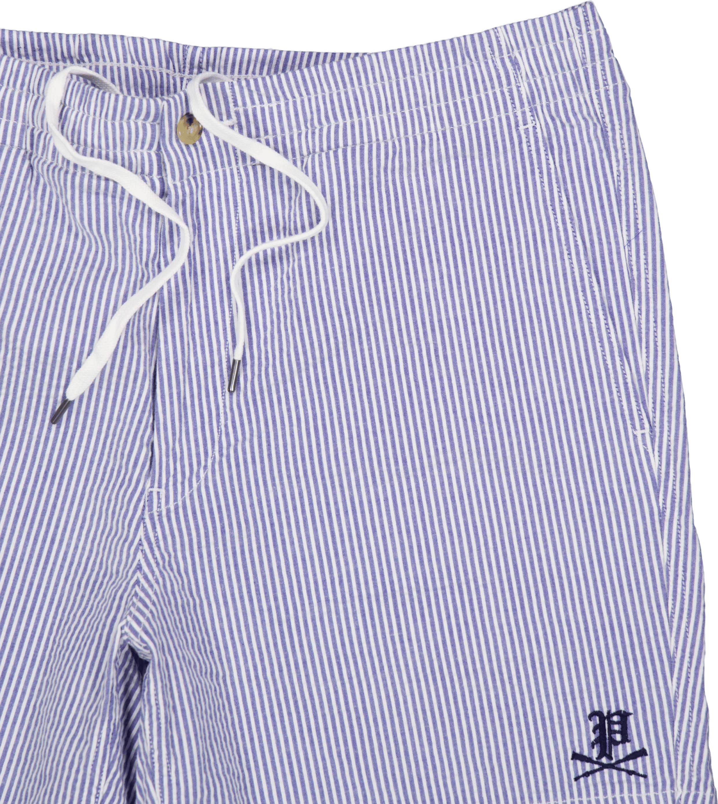 6-Inch Polo Prepster Seersucker Short Blue Seersucker W/Gthc P Emb - Bild 3
