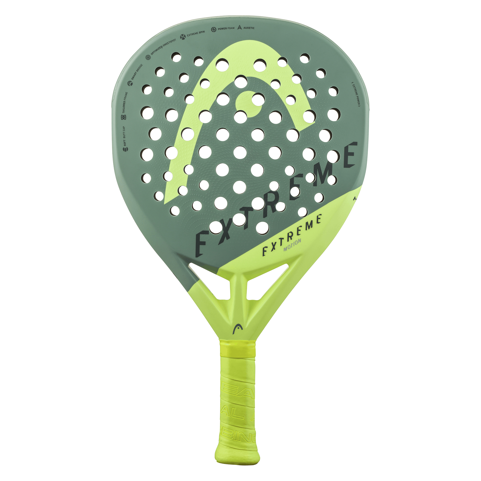 Extreme Motion 2023 Grey/yellow, Unisex, Utrustning, racketar, Padel, ONESIZE