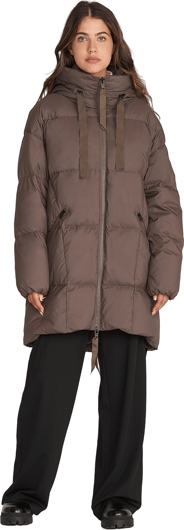 Sabrina Jacket Mud, Female, Apparels, jackets, Brown, 44