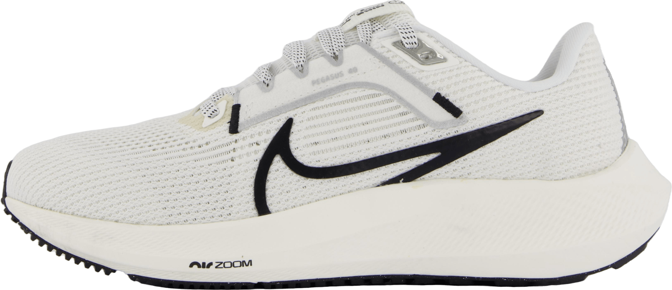Nike Pegasus 40 Women's Road R Sail/black-coconut Milk-white, Female, Buty, Buty do biegania, buty sportowe, Bieganie, Biały, EU 41