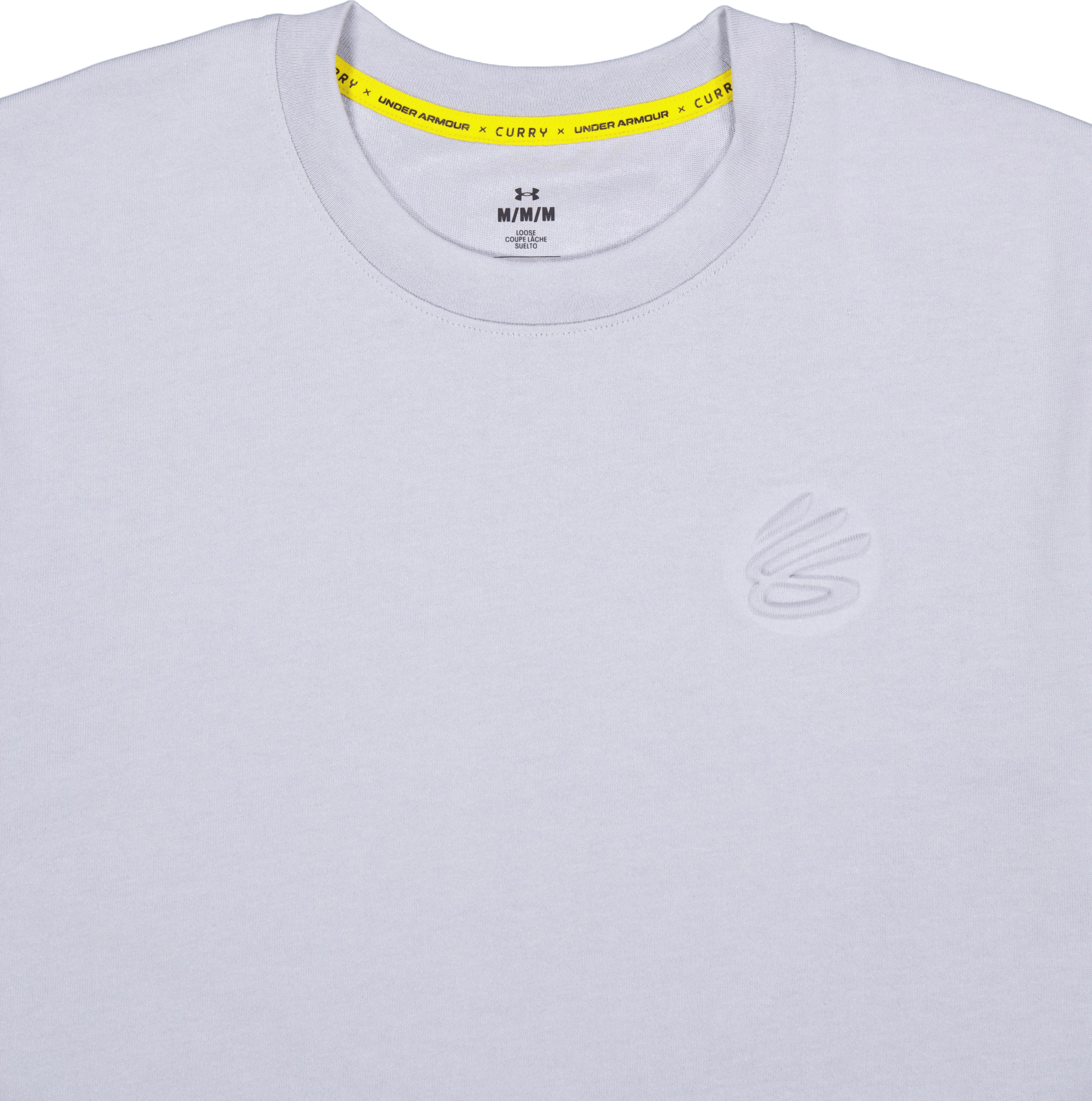 Curry Emboss Hw Tee Grey - Bild 3