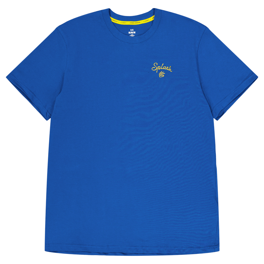 Curry Emb Splash Tee Varsity Blue