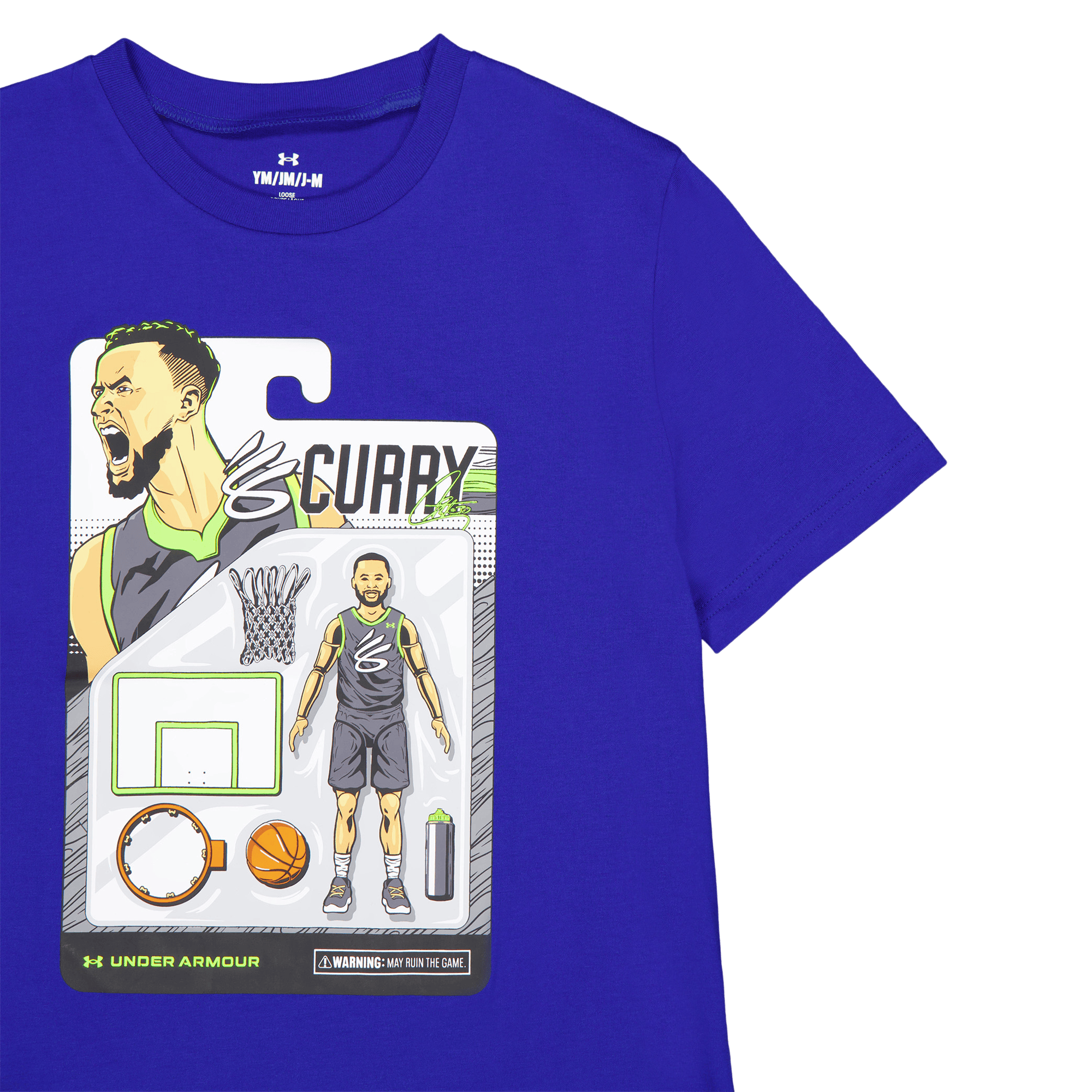 Curry Animated Tee 1 Royal - Bild 3