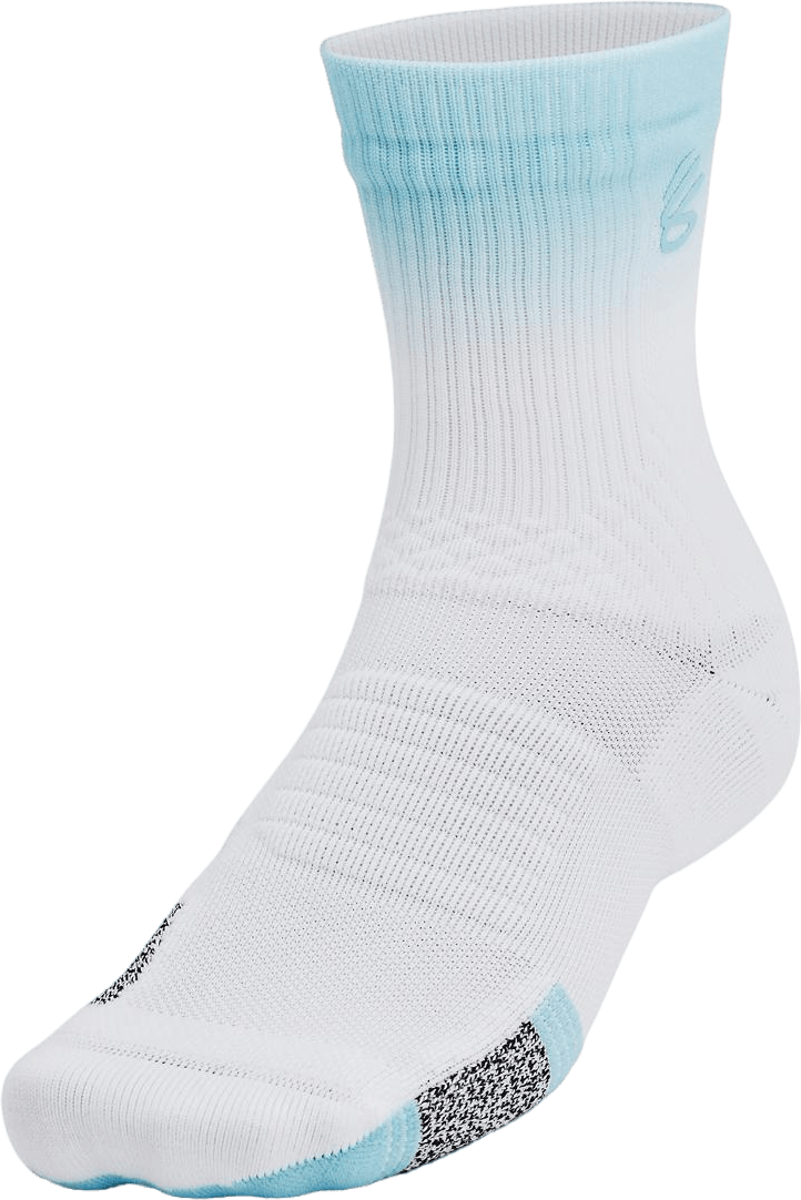 Curry Ua Ad Playmaker 1p Mid White, Unisex, Kleding, Sokken, XL