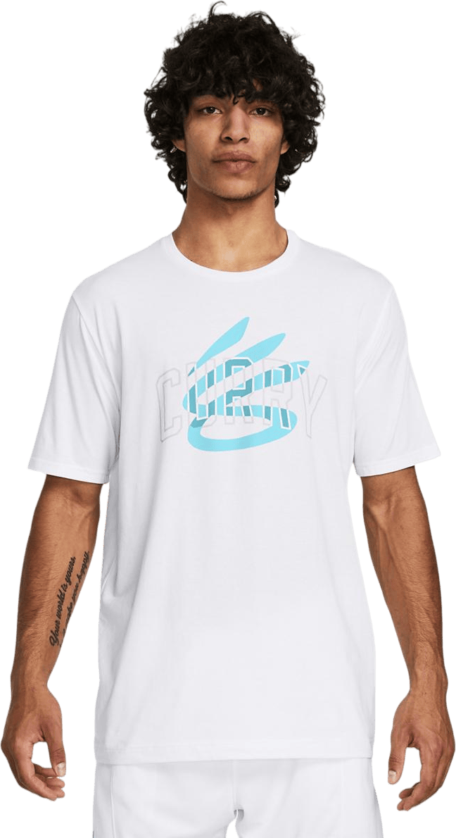 Curry Champ Mindset Tee Grey, Male, Kleding, T-shirt, Wit, S