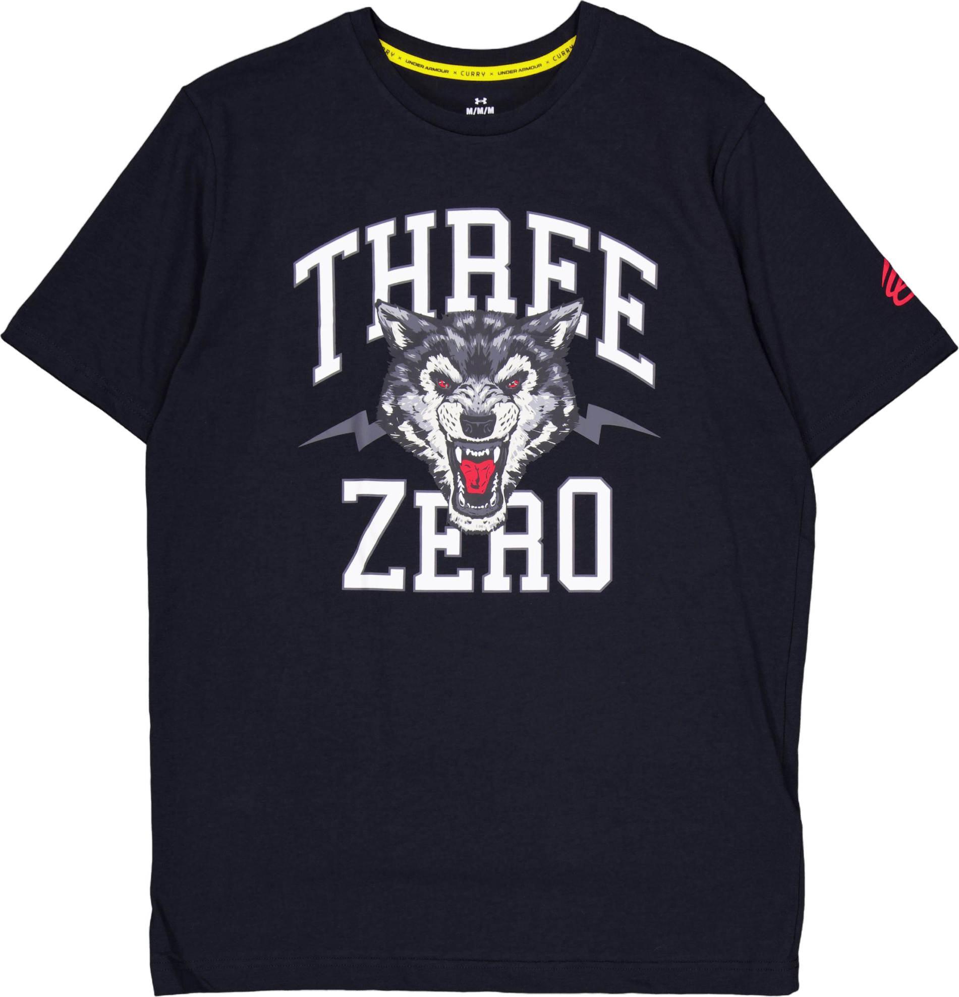 Curry Young Wolf Tee Black