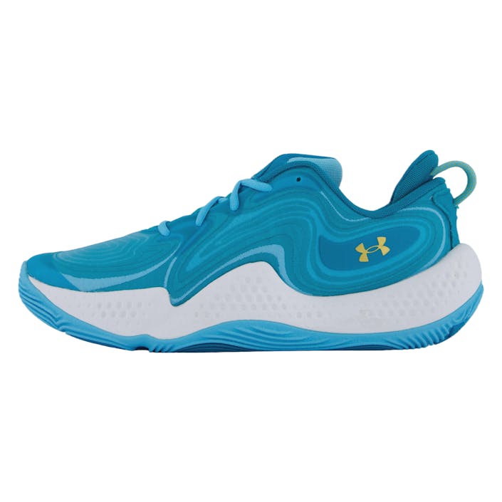 Ua Spawn 6 Uaa Green, Unisex, Topánky, Cvičebná obuv, Basketbal, Modrá, EU 43