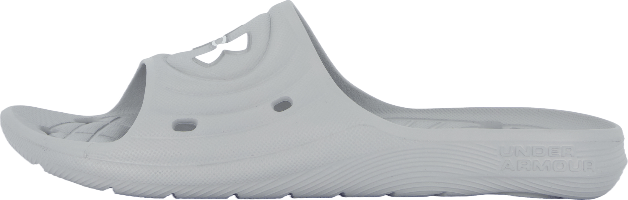 Ua M Locker Iv Sl White, Male, Shoes, Sandals and Slippers, Grey, EU 36,5