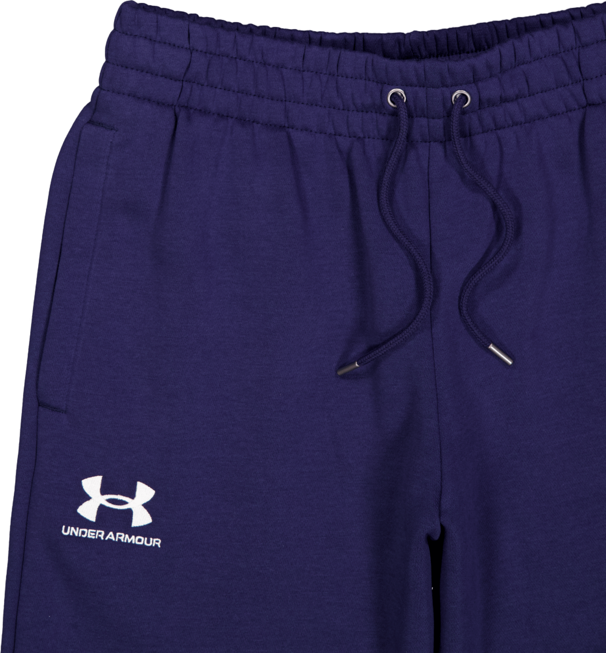 Ua Essential Fleece Shorts Midnight Navy - Bild 3