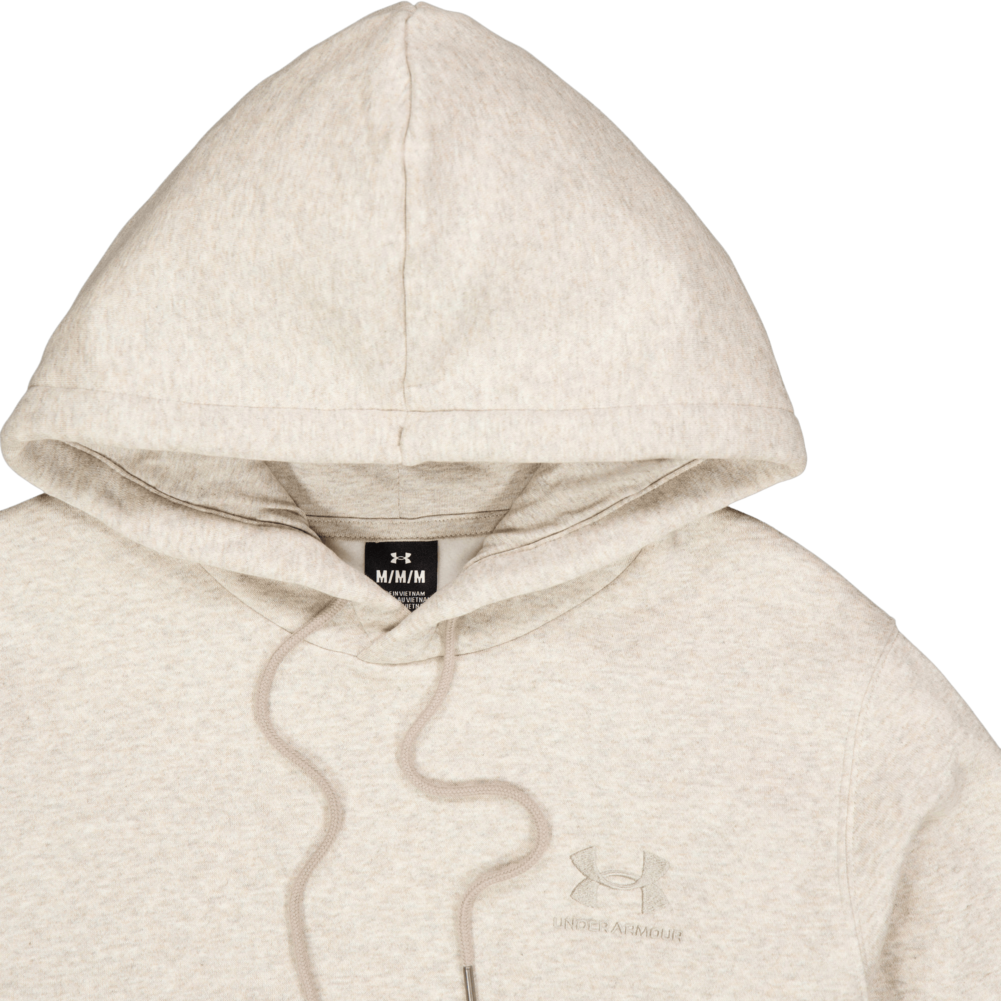 Ua Essential Fleece Hoodie Taupe - Bild 3