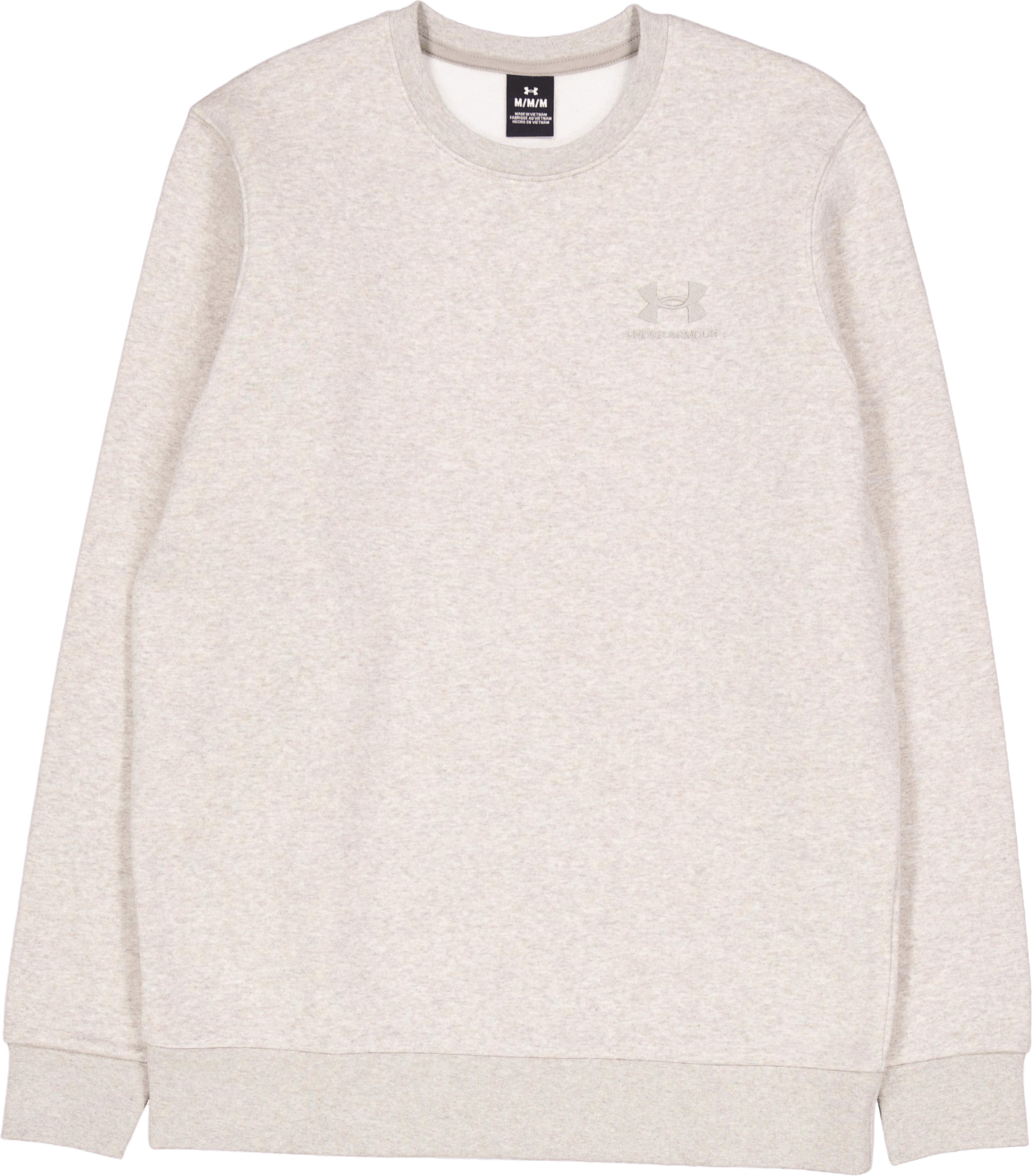 Ua Essential Fleece Crew Taupe