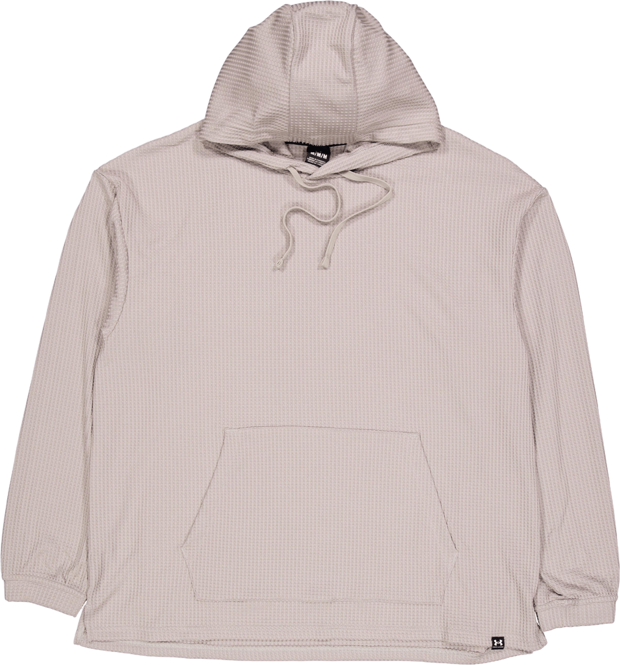 Ua Rival Waffle Hoodie Taupe