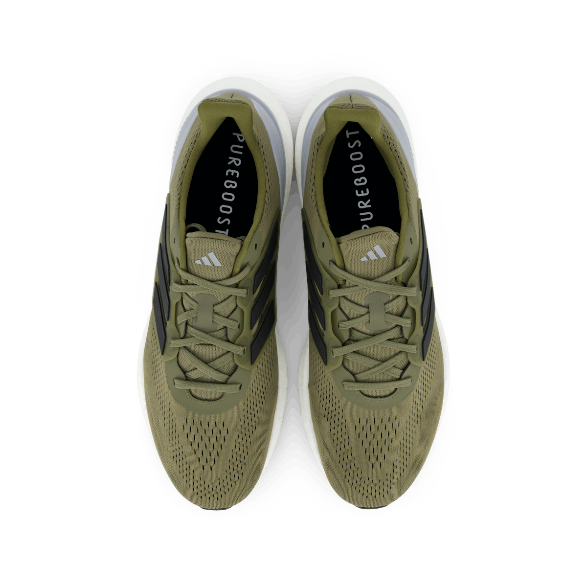 Pureboost 23 Shoes Olive Strata / Core Black / Halo Silver