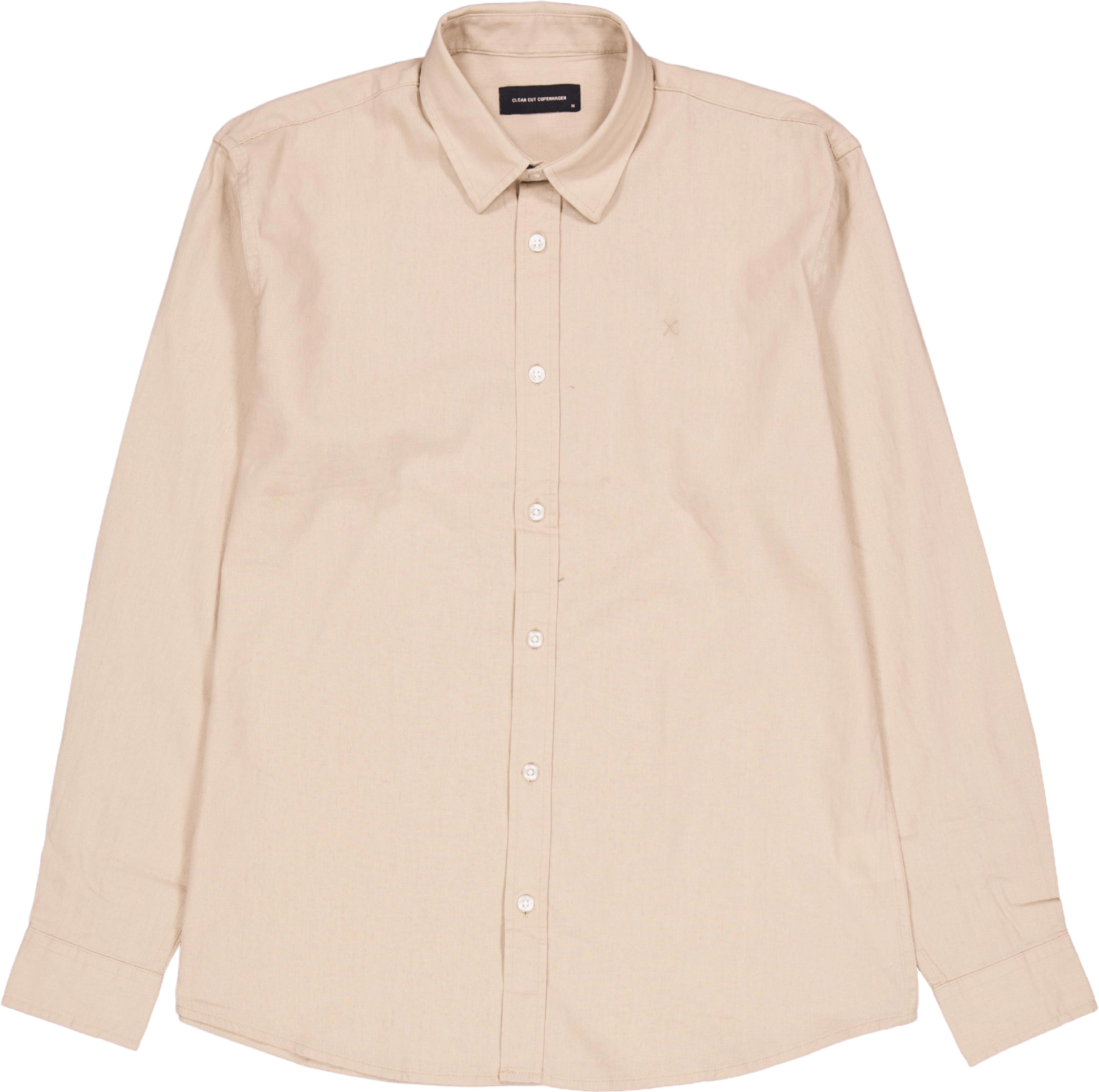 Cotton / Linen Shirt L/s Khaki