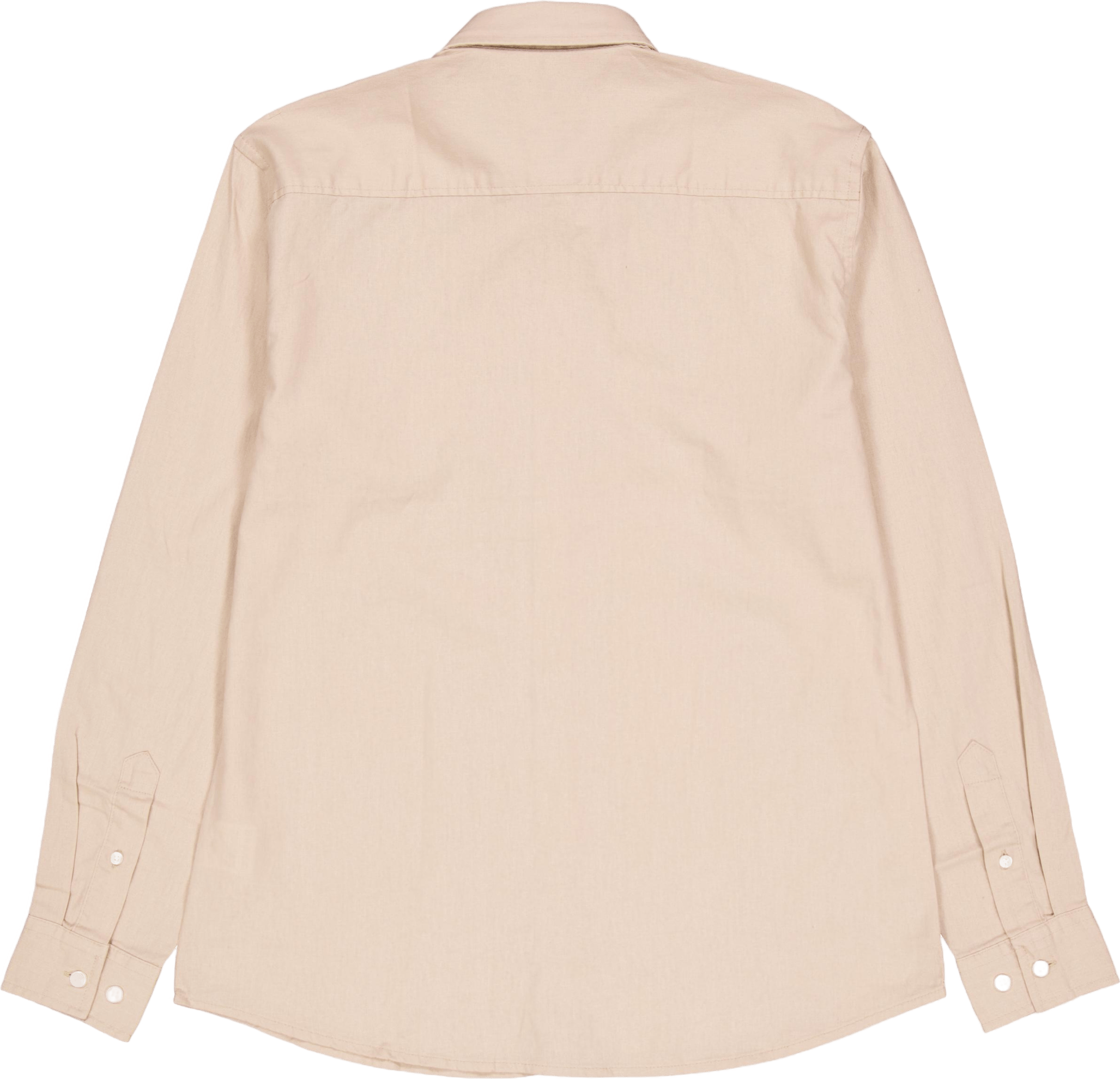 Cotton / Linen Shirt L/s Khaki - Bild 2