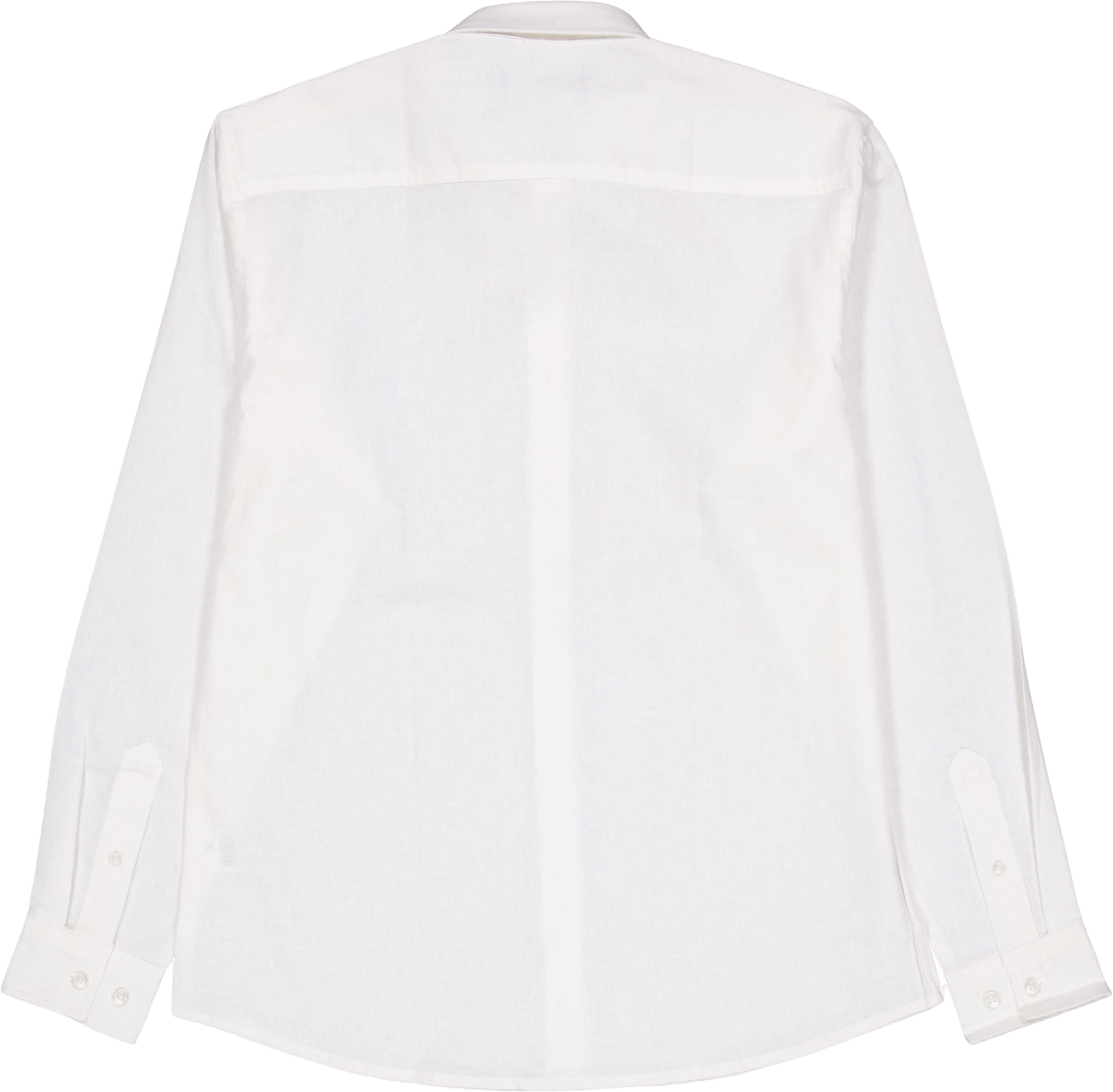 Cotton / Linen Shirt L/s White 02 - Bild 2