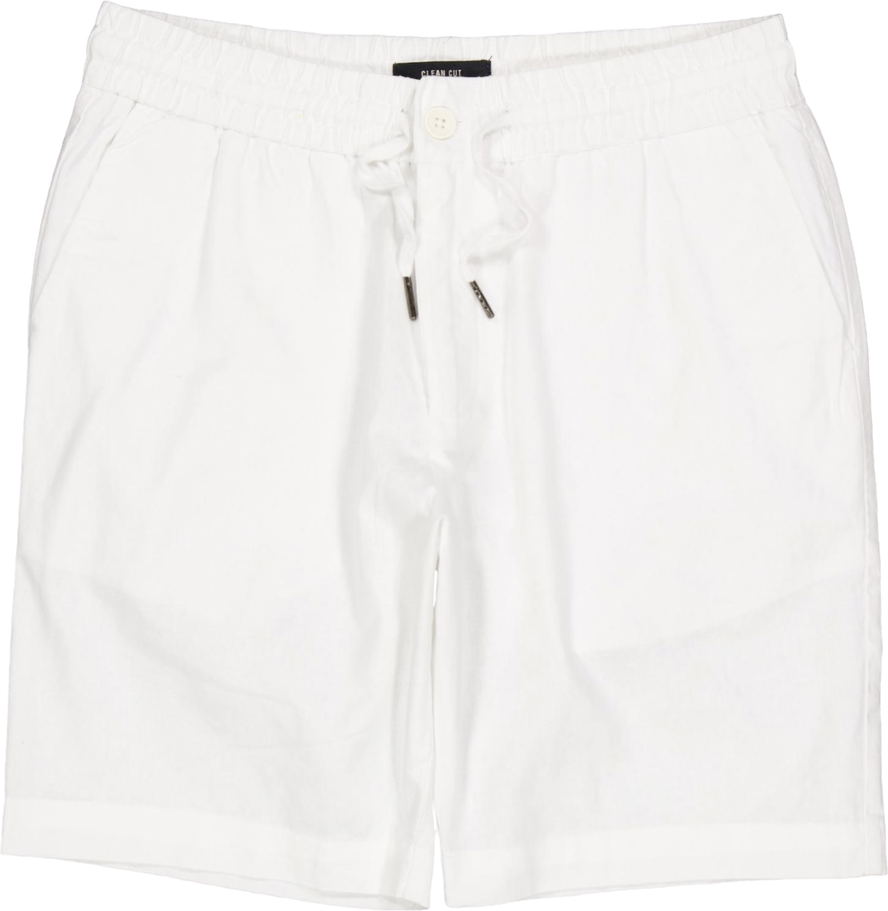 Barcelona Cotton / Linen Short White 02