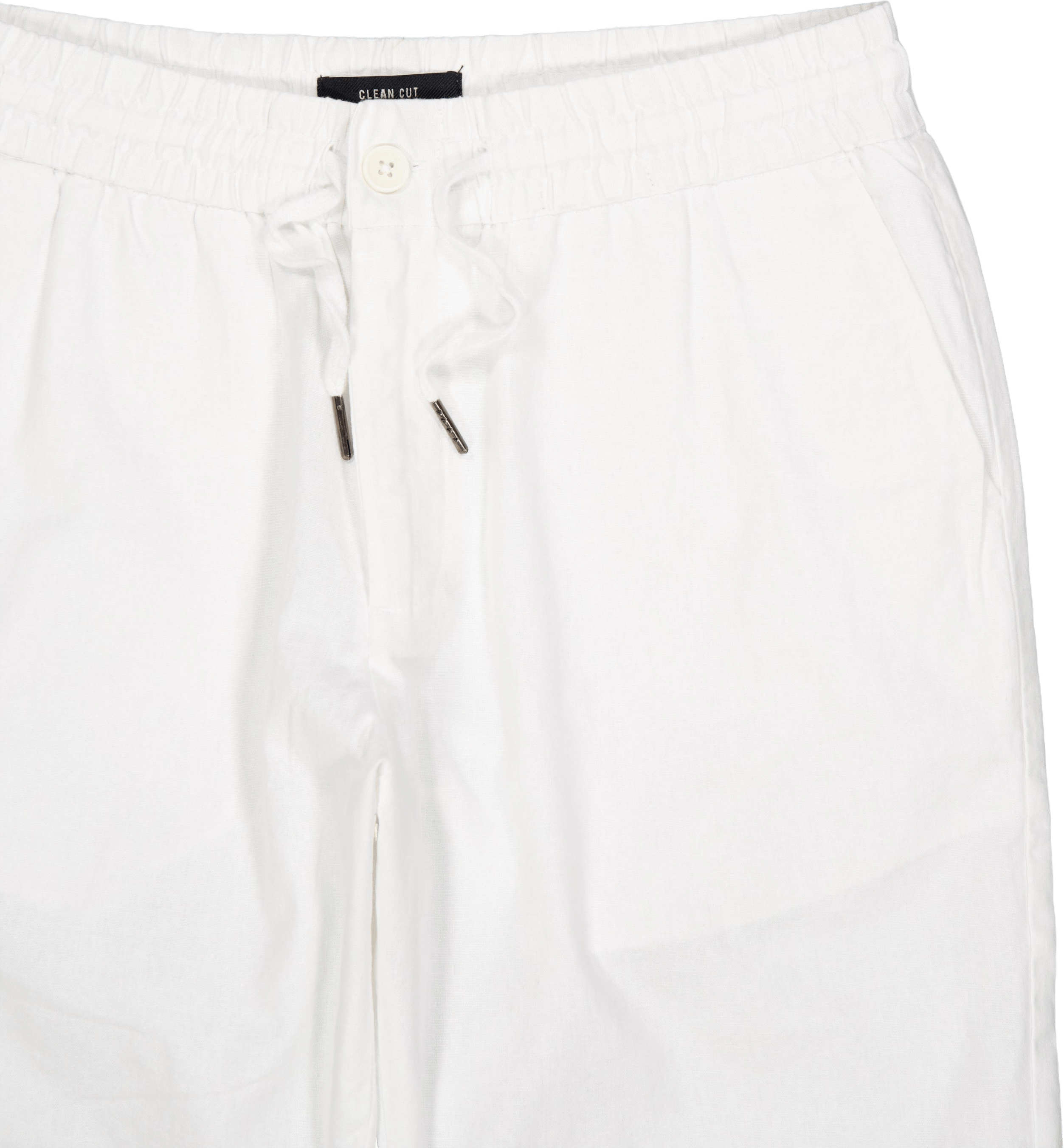 Barcelona Cotton / Linen Short White 02 - Bild 3
