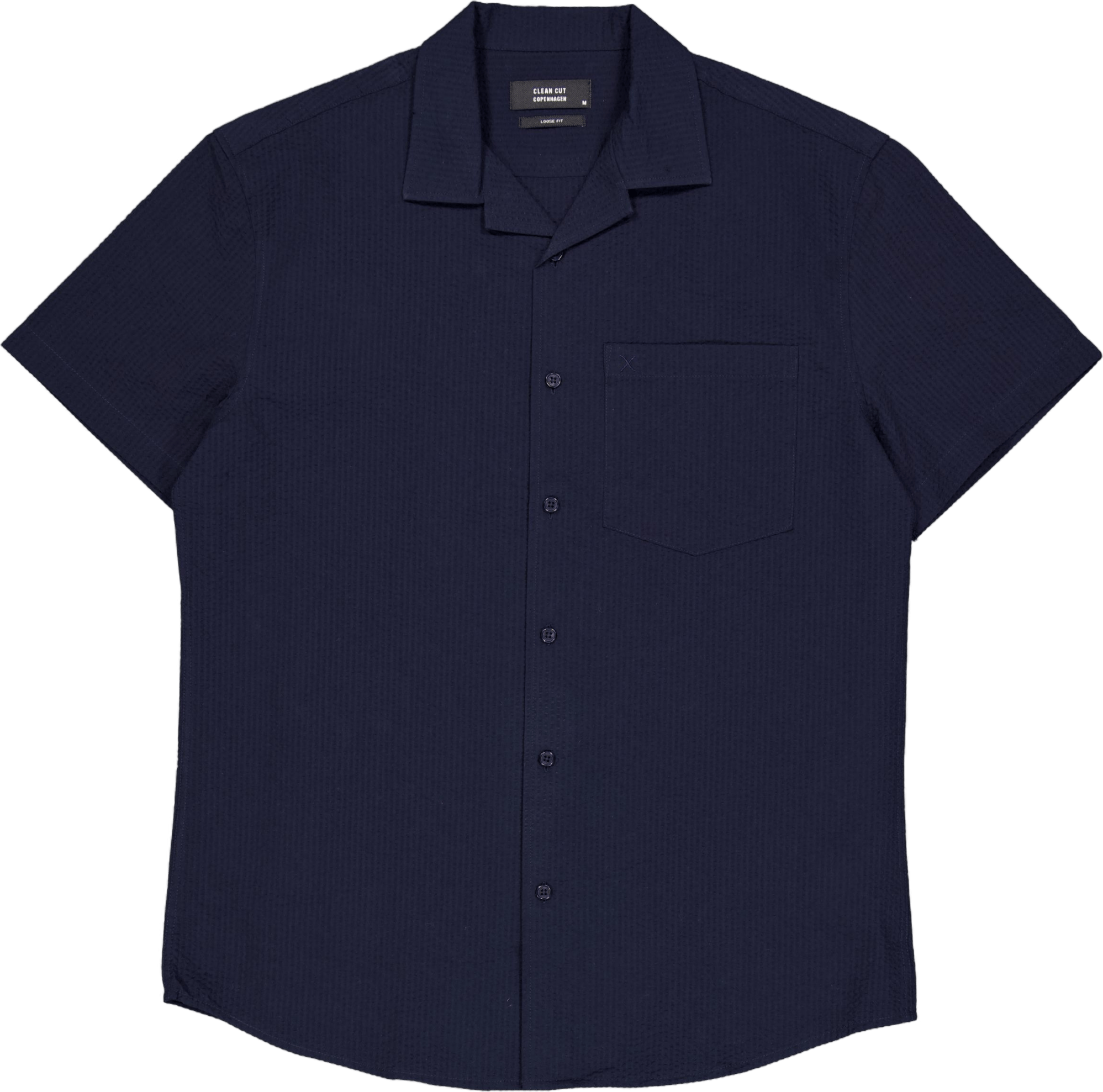 Bowling Julius Seersucker Shir Navy