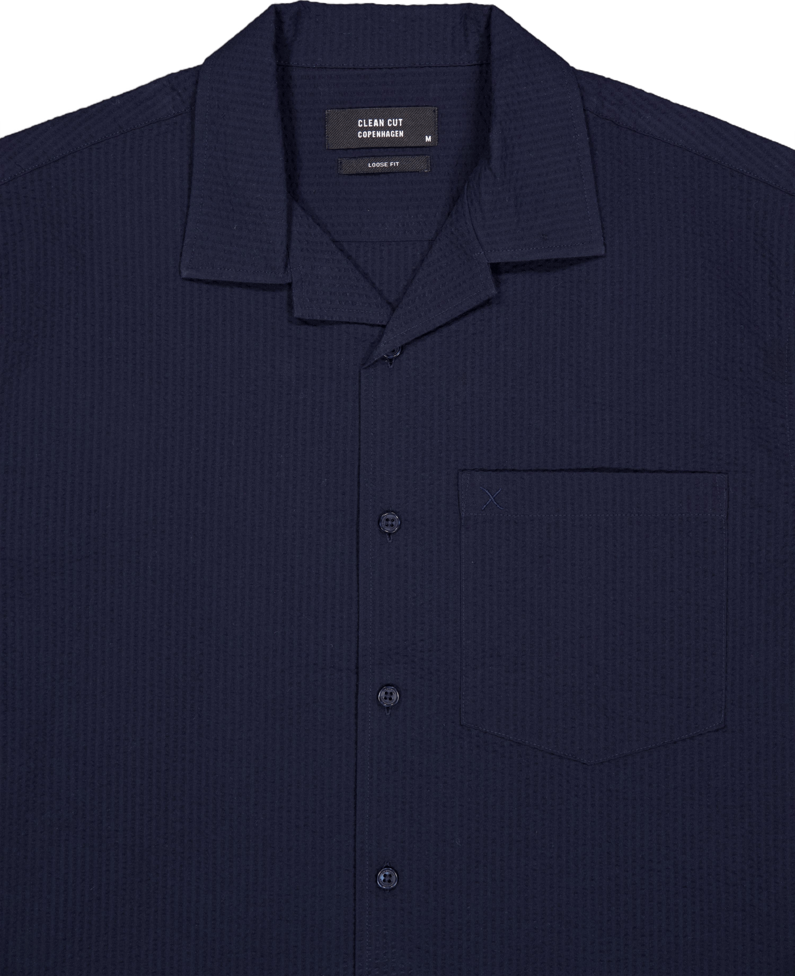 Bowling Julius Seersucker Shir Navy - Bild 3