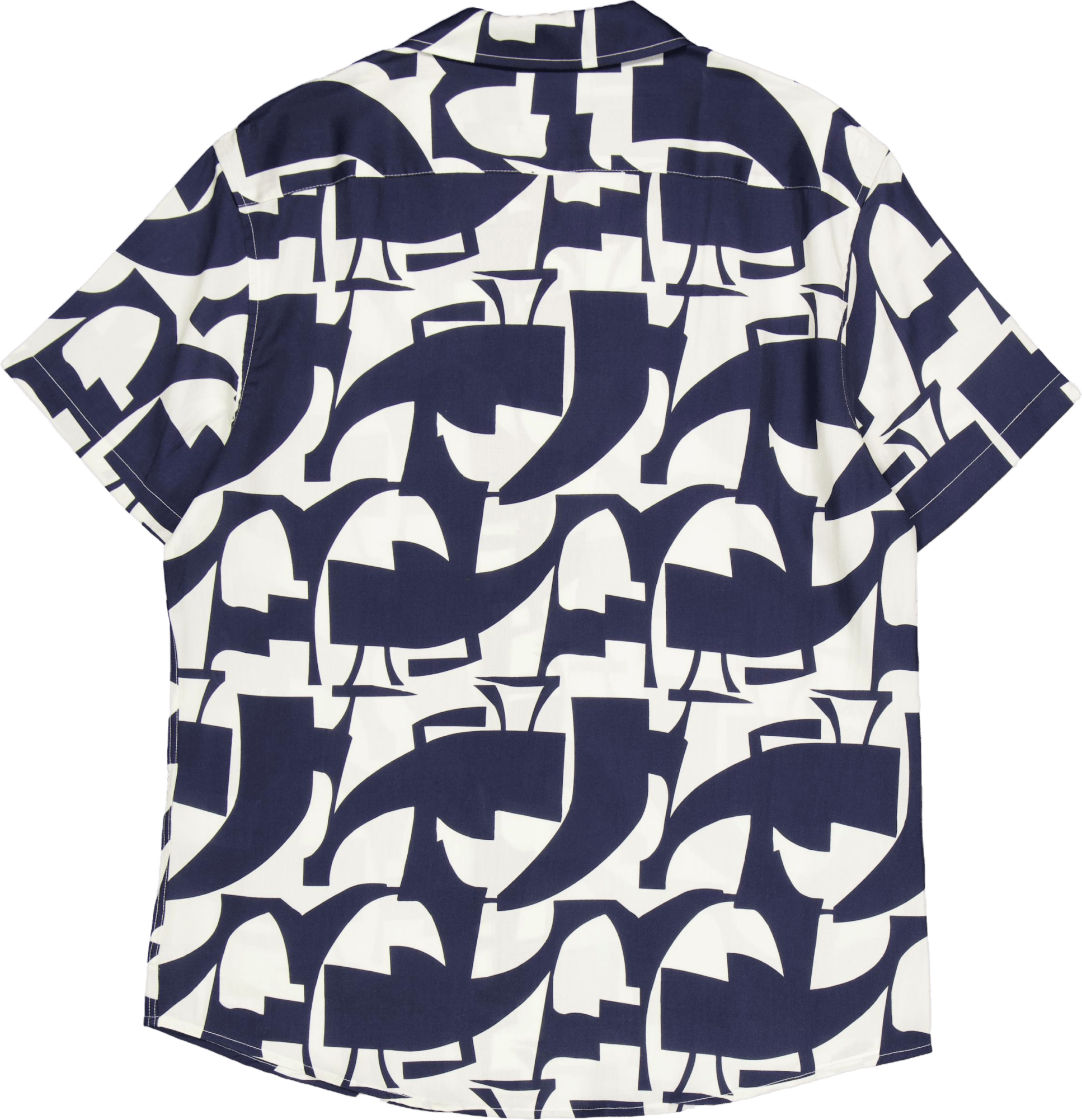 Bowling Jonathan Tencel Shirt  Dark Navy/ecru - Bild 2