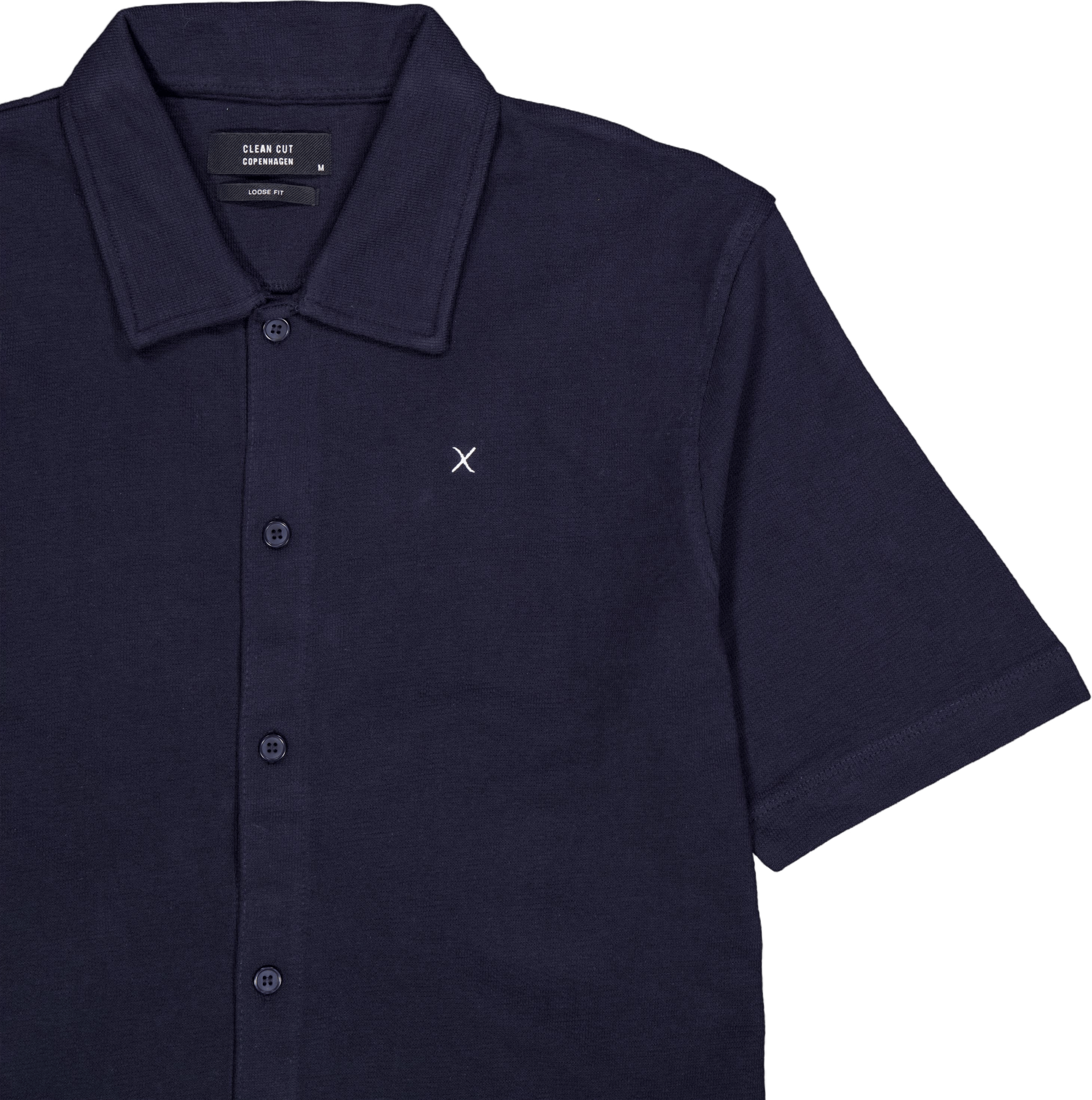 Calton Structured Shirt S/s Dark Navy - Bild 3