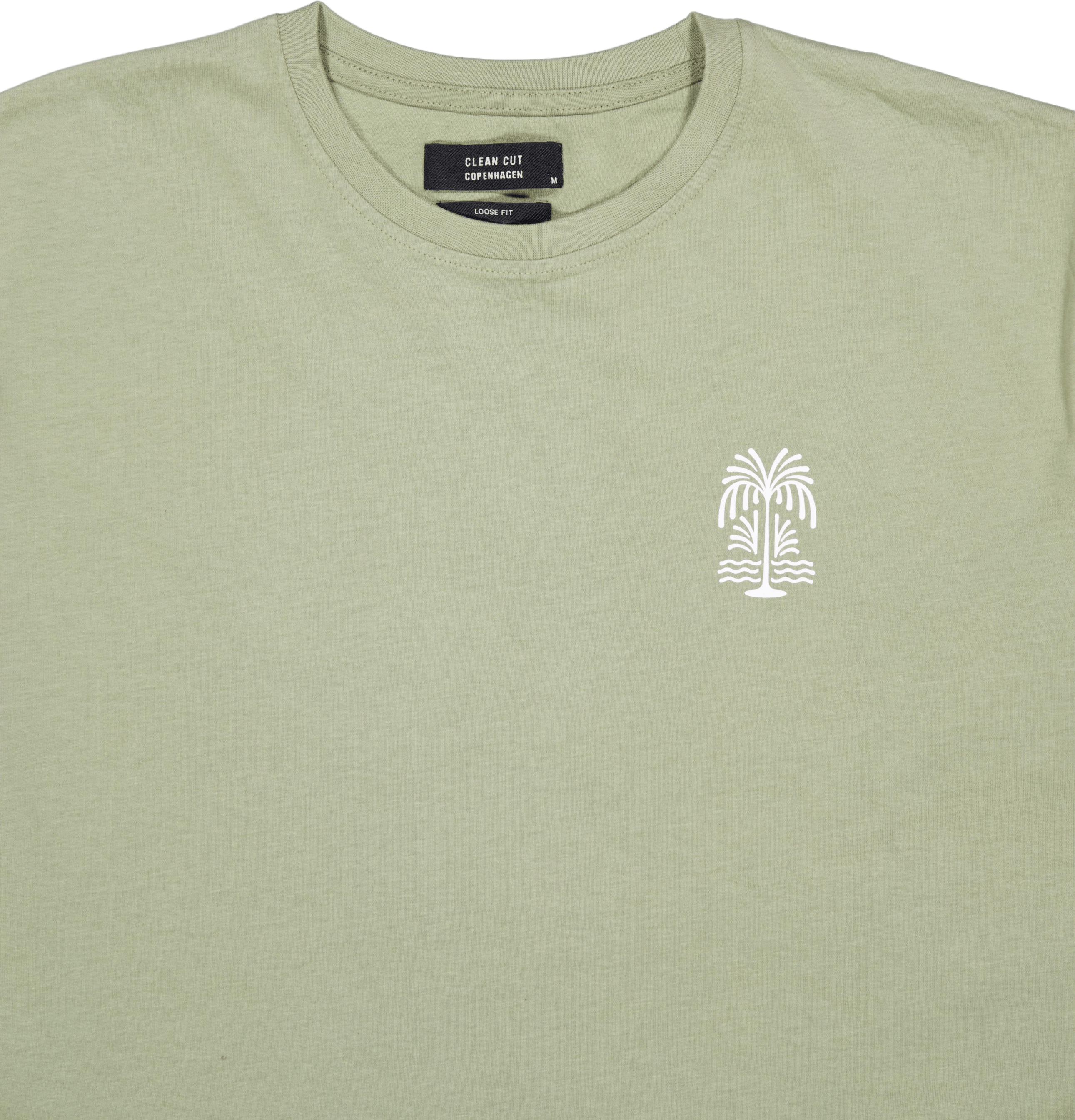 Augustus Organic Tee Dusty Green - Bild 3