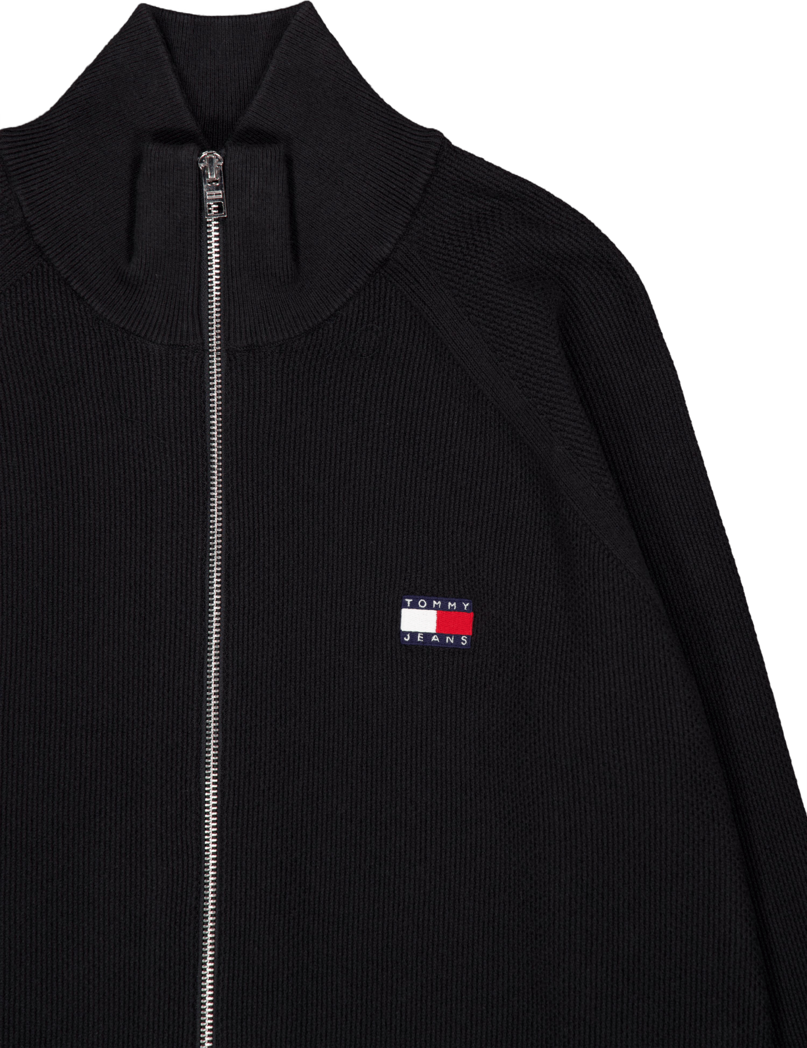 Tjm Reg Ziptru Hi Neck Sweater Bds-black - Bild 3