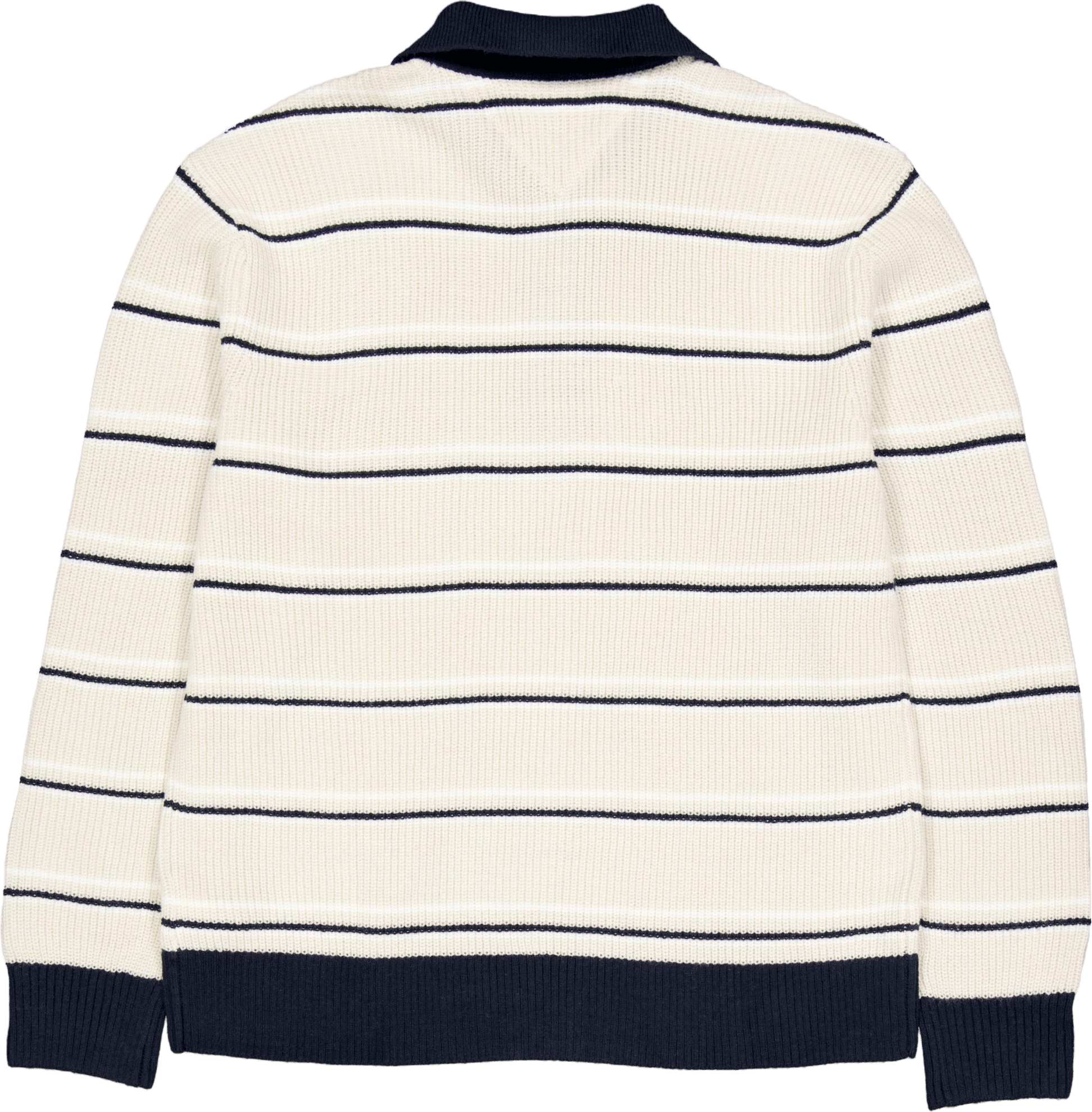 Tjm Reg 1/4 Zip Stripe Sweater Acg-newsprint - Bild 2