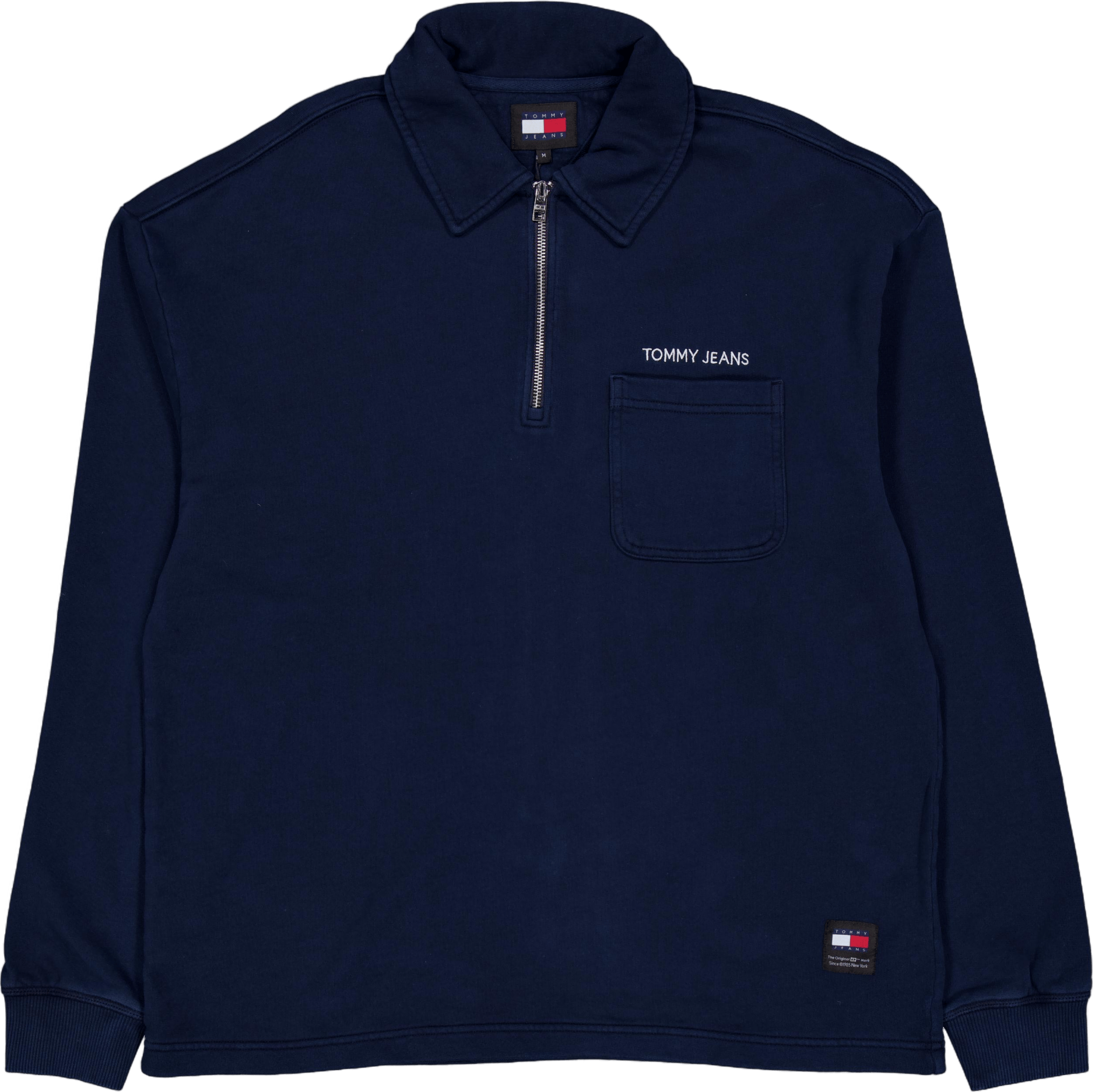 Tjm Rlx  S Classics 1/4 Zip Ex C1g-dark Night Navy