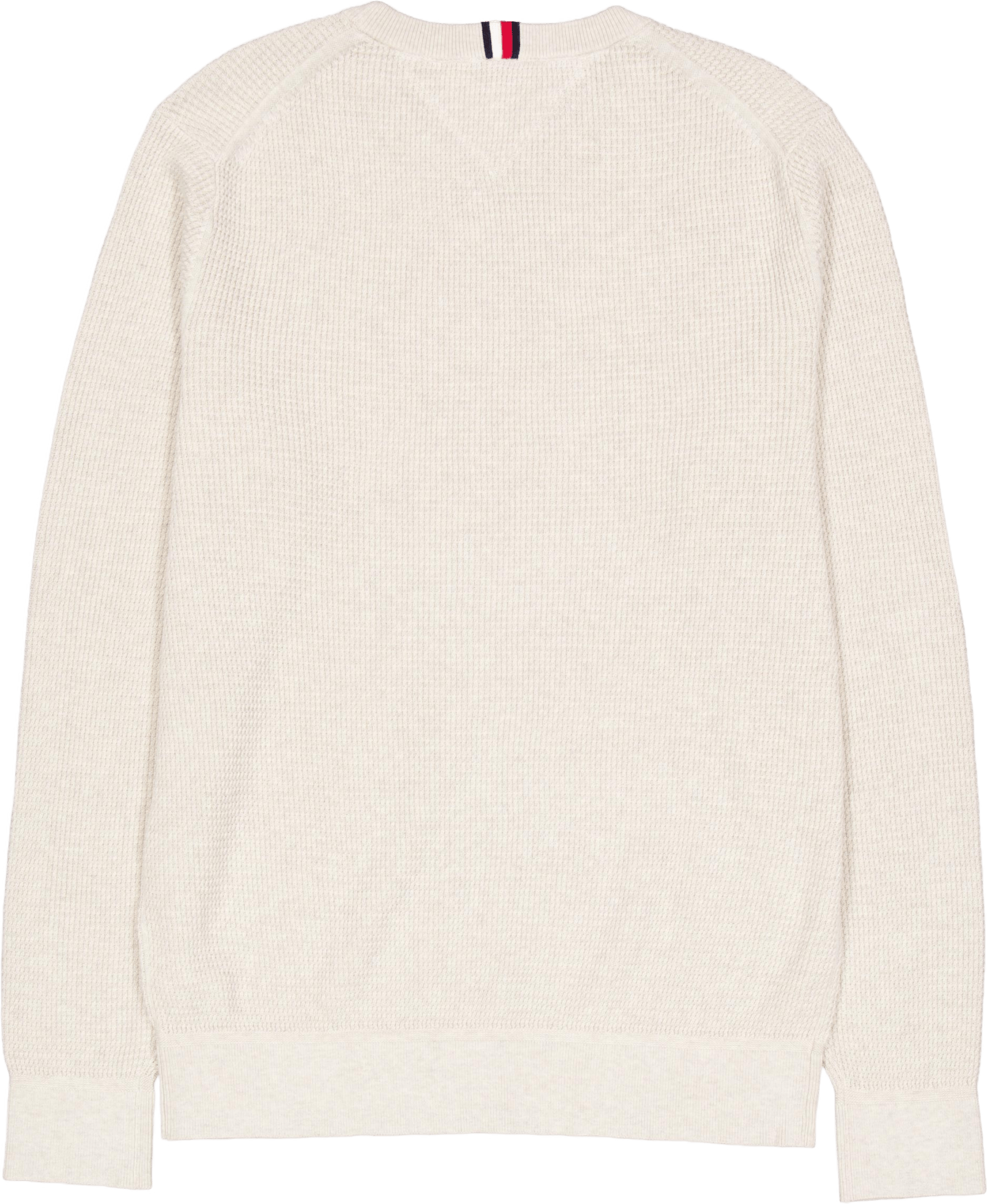 Refined Structure Crew Nk Hcx-heathered Oatmilk - Bild 2