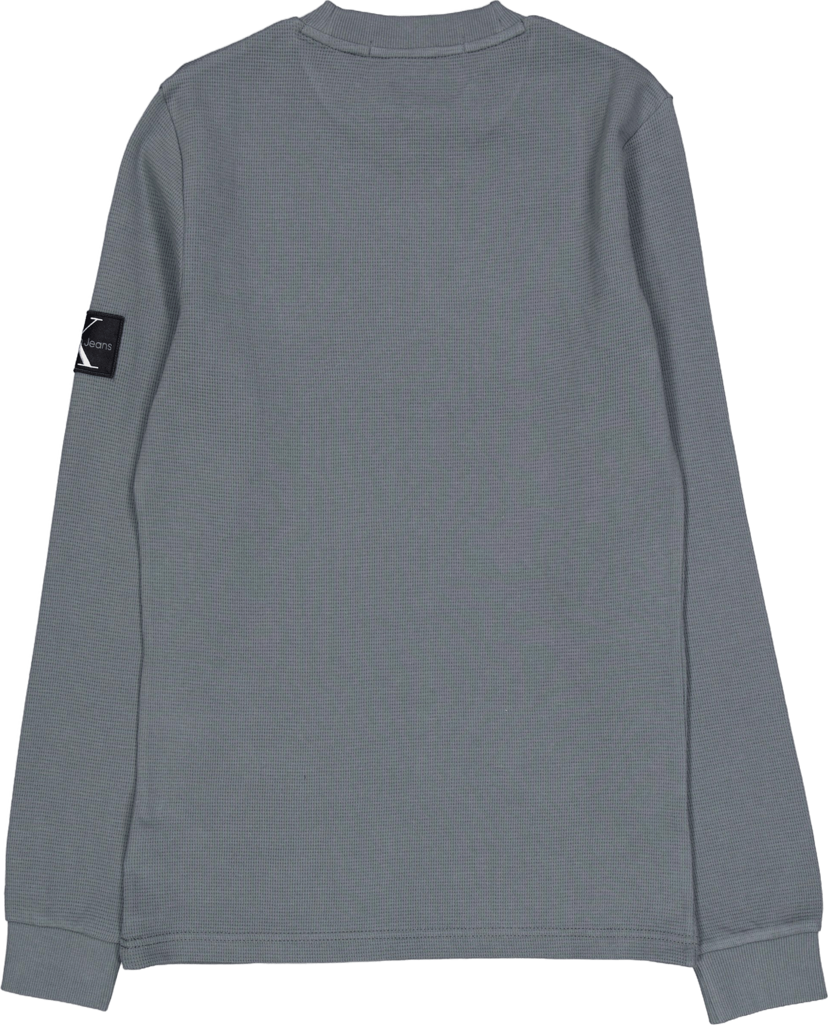 Badge Waffle Ls Tee Psl-endless Grey - Bild 2