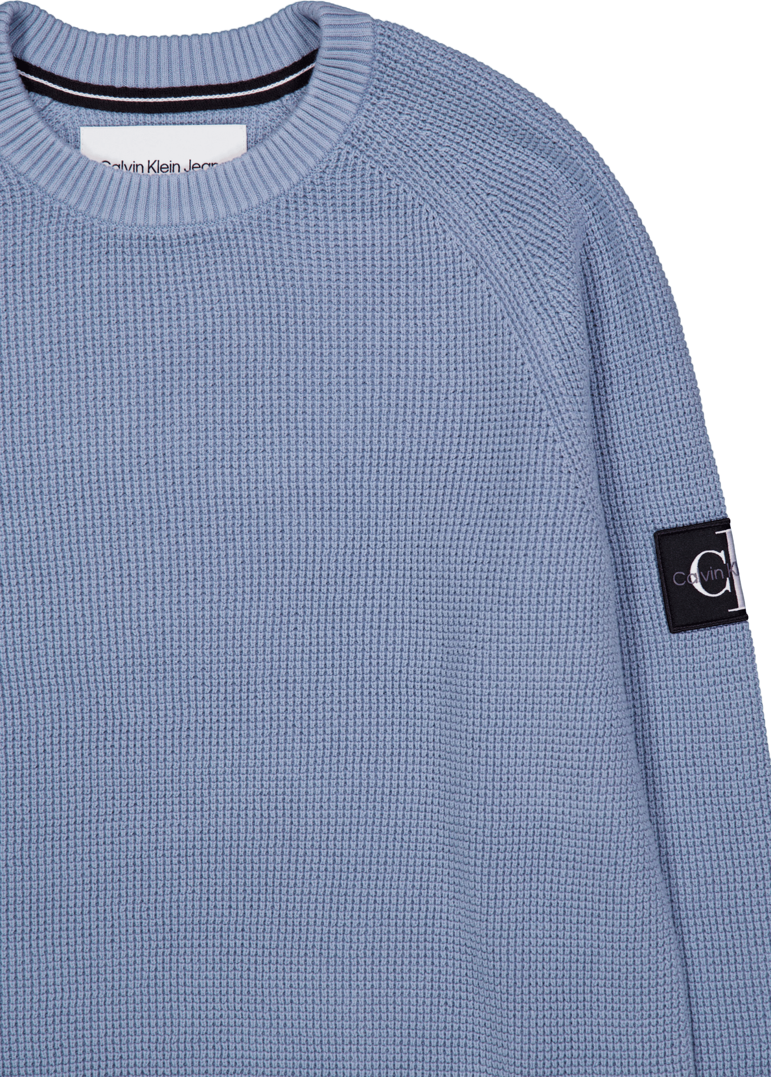 Badge Easy Sweater Cff-faded Denim - Bild 3