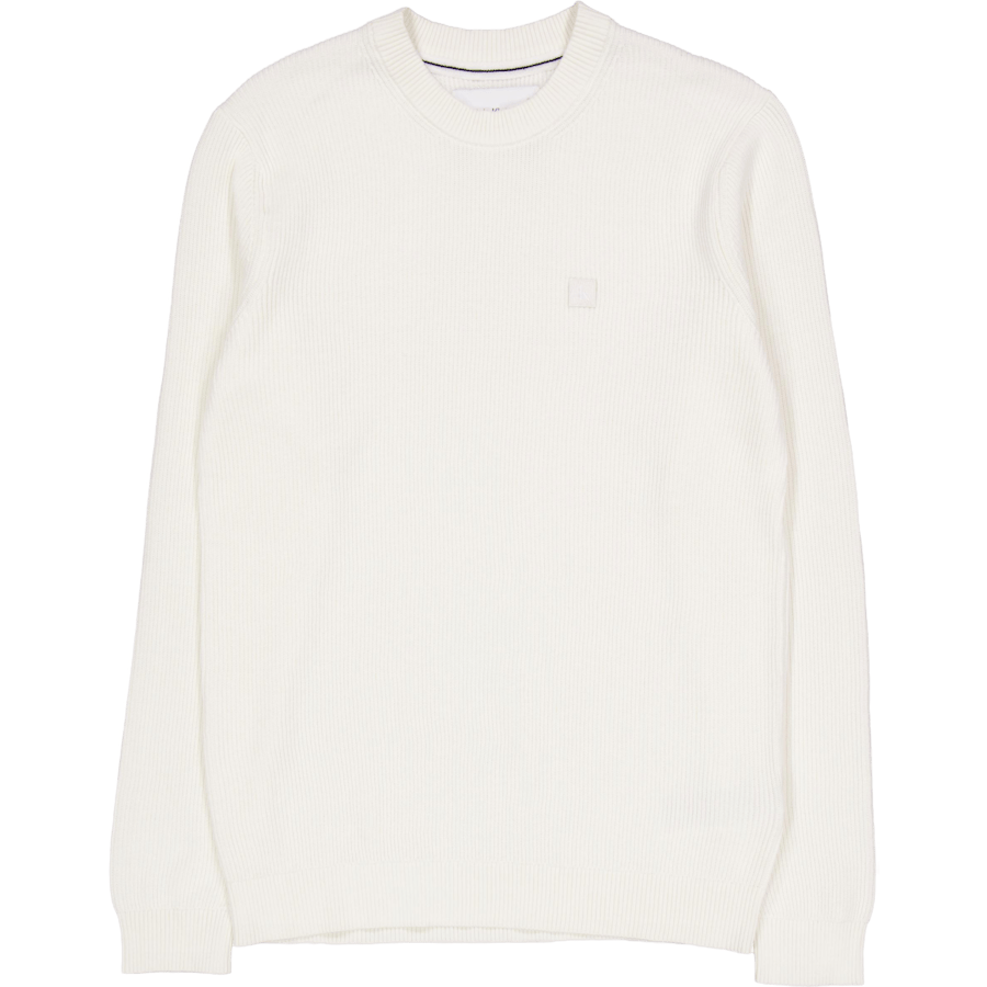 Ck Embro Badge Sweater Ybi-ivory