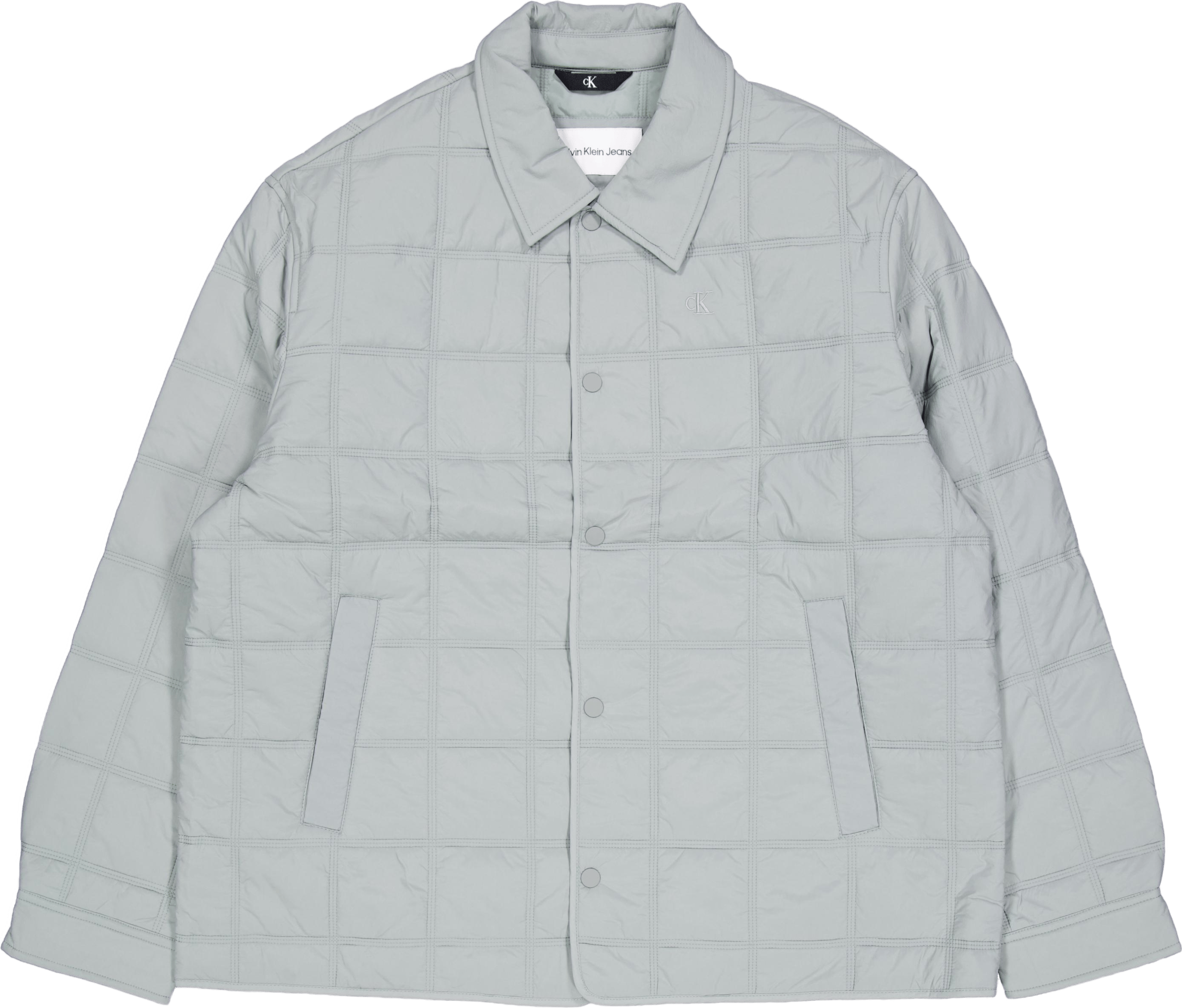 Quilted Jacket Pff-slate Gray