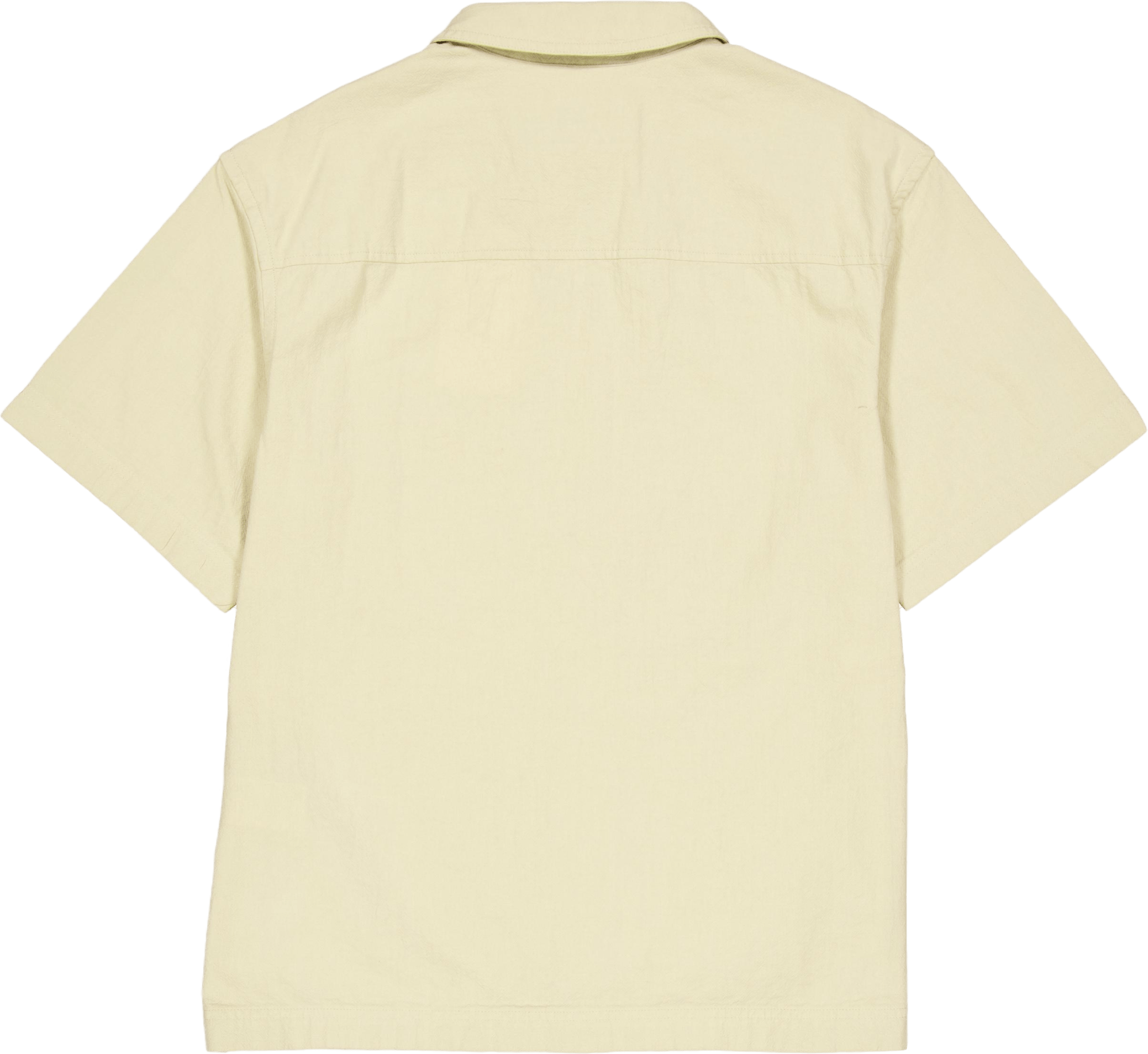 Textured Cotton Ss Shirt Rae-pale Khaki - Bild 2