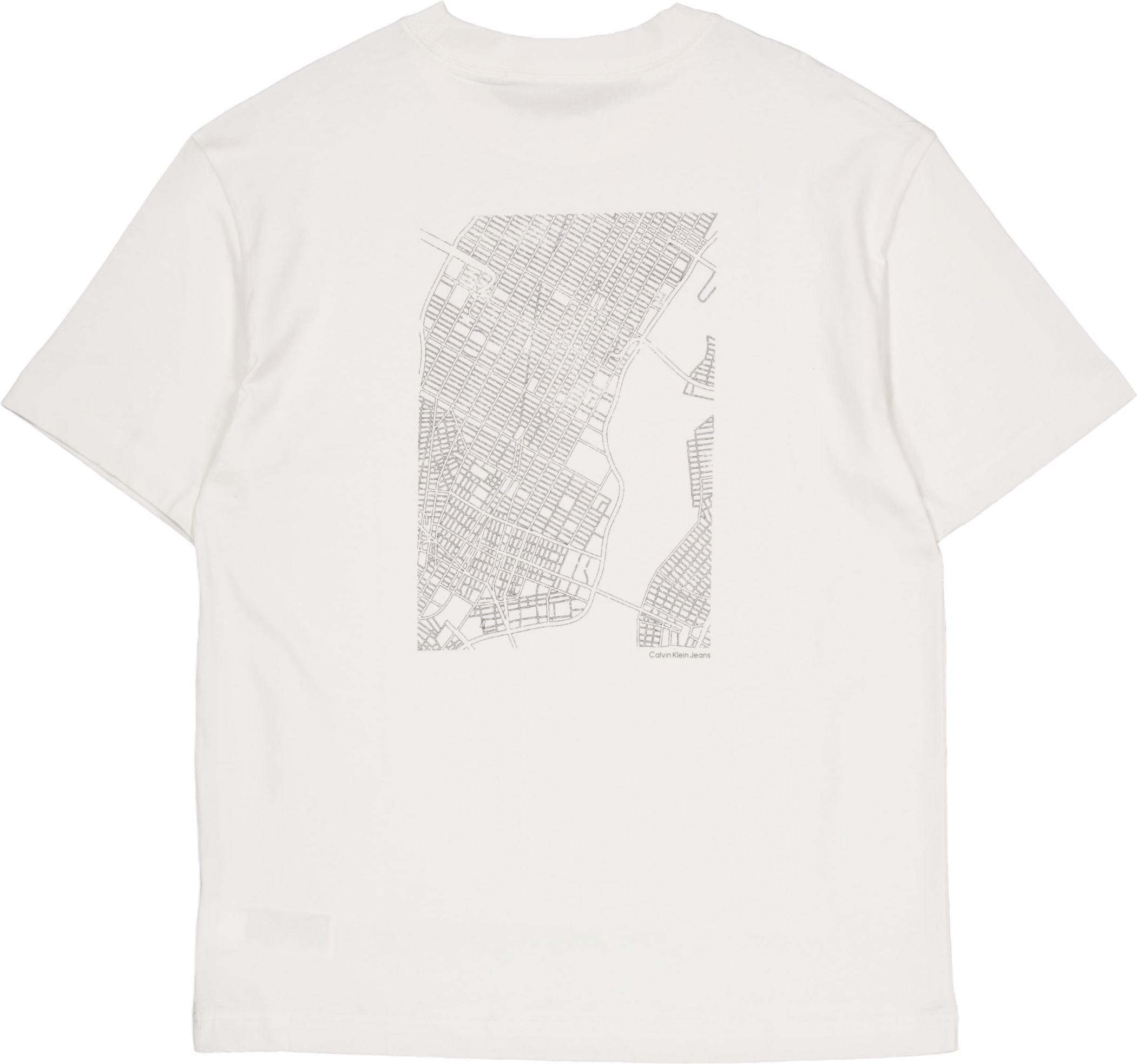 City Grid Map Tee Ybi-ivory - Bild 2