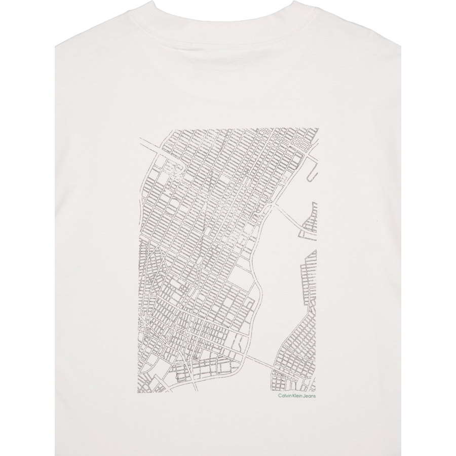 City Grid Map Tee Ybi-ivory - Bild 4