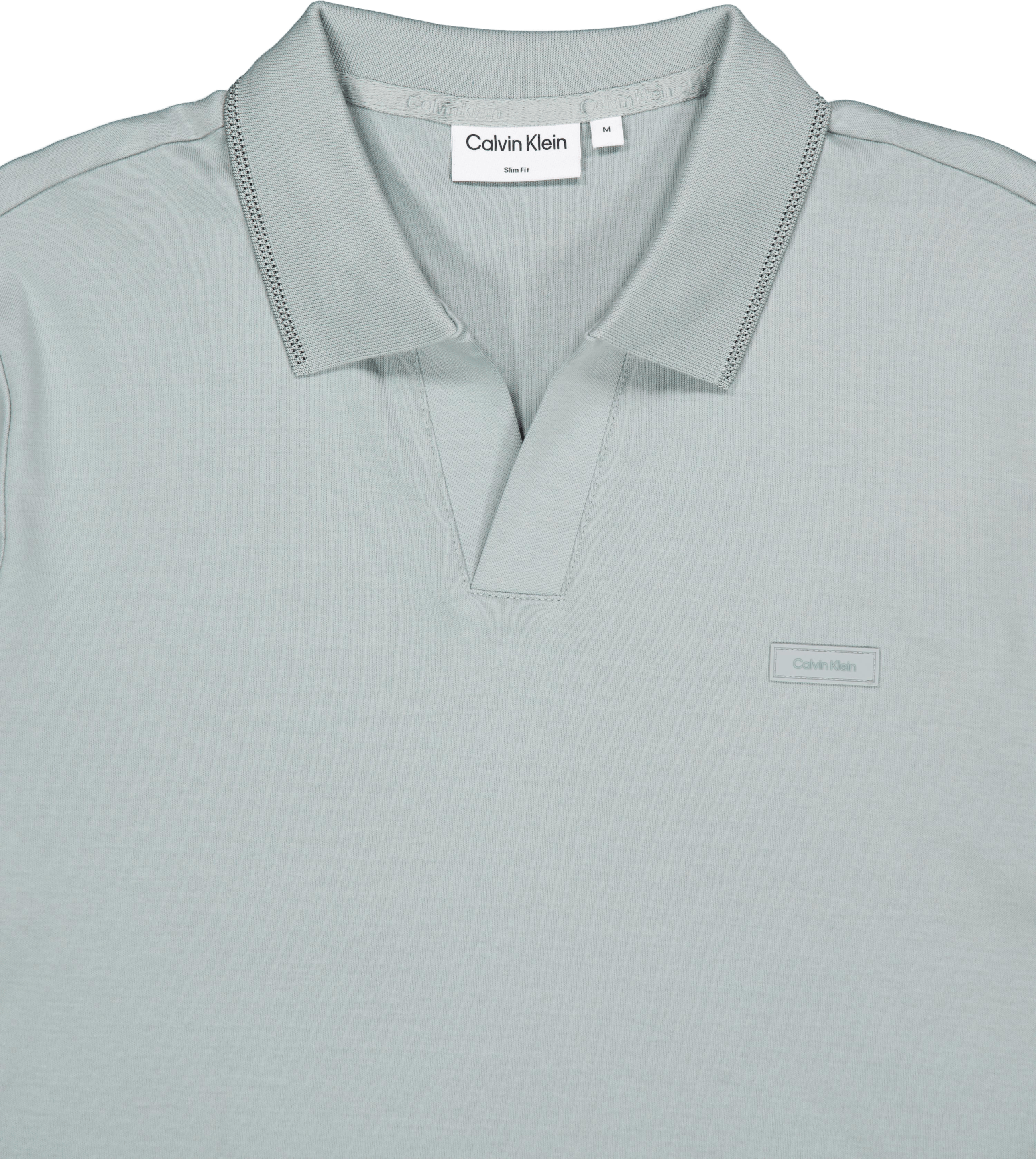 Smooth Cotton Open Placket Pol Pff-slate Gray - Bild 3