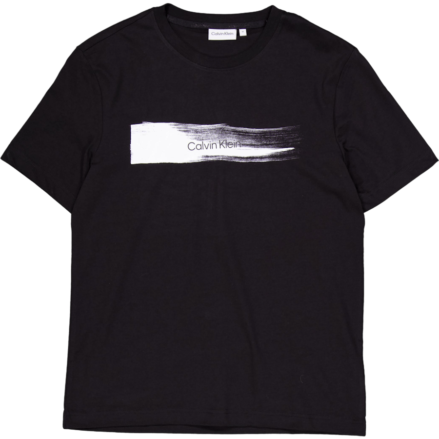 Brush Logo T-shirt Beh-ck Black