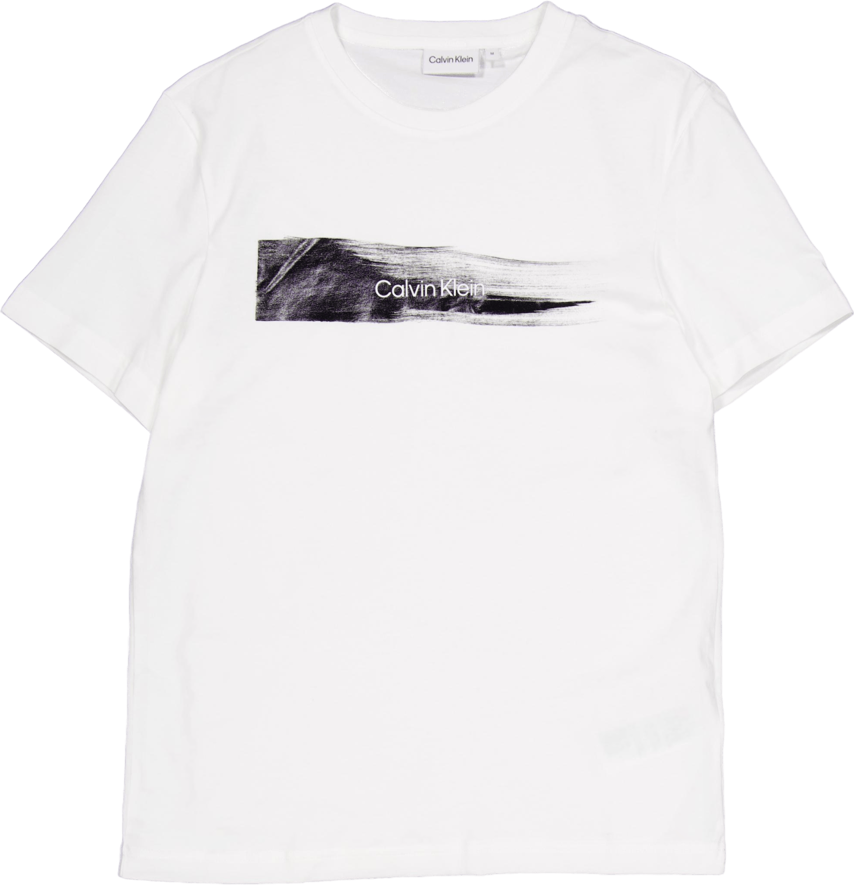 Brush Logo T-shirt Yaf-bright White