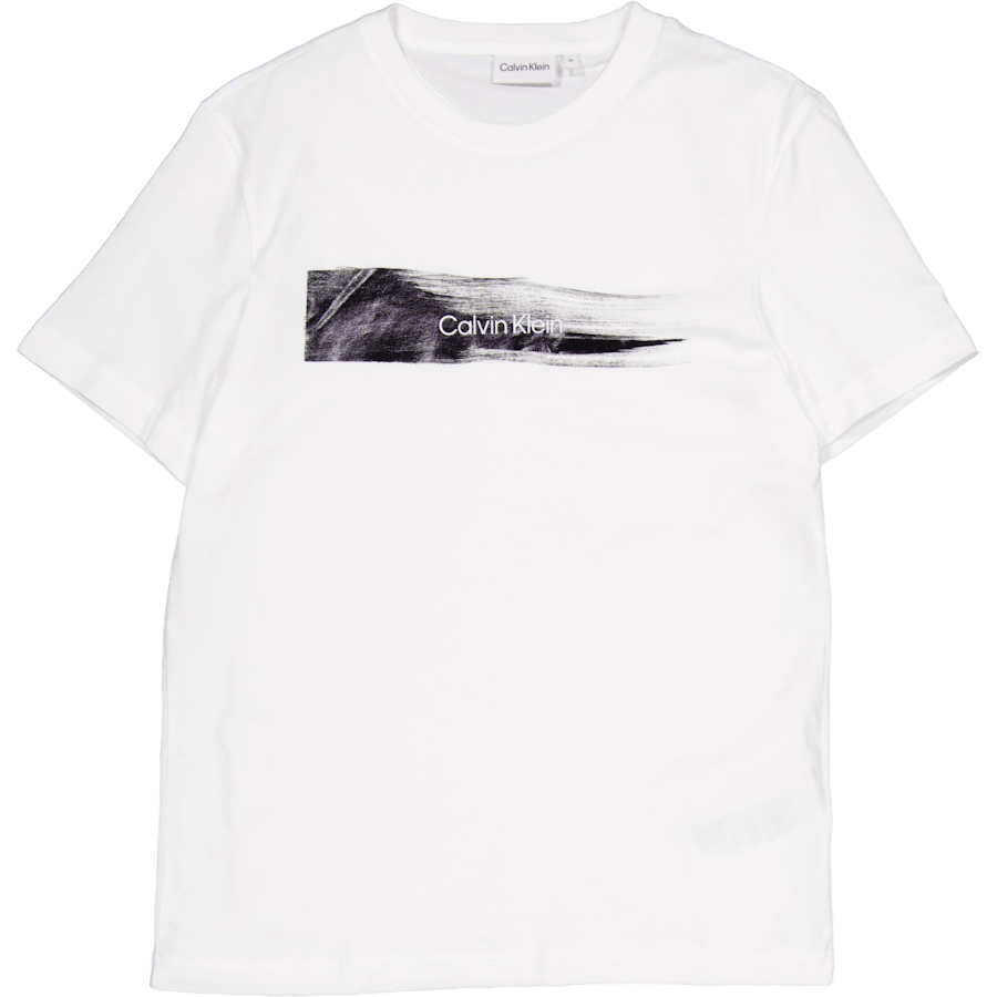 Brush Logo T-shirt Yaf-bright White