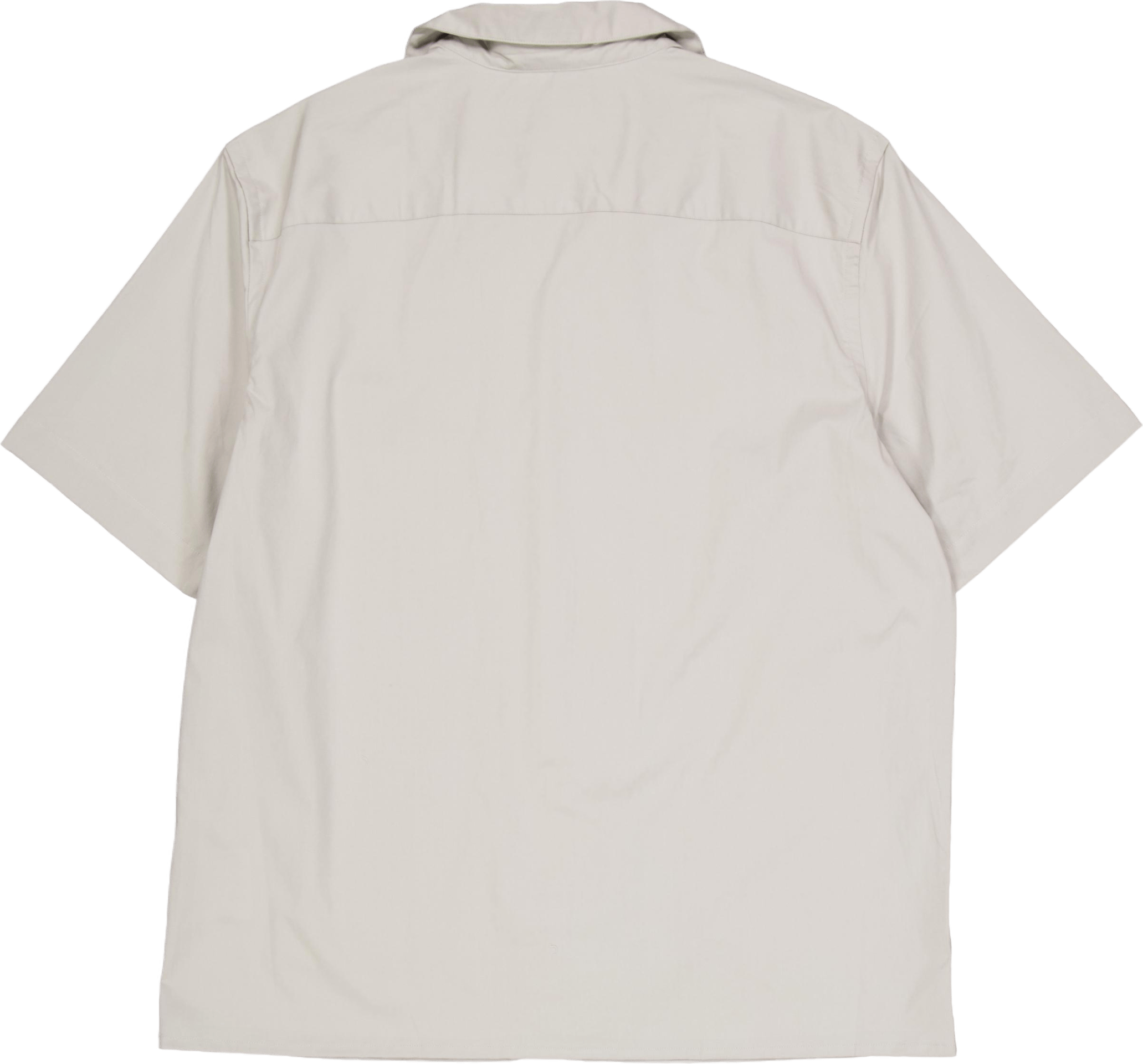 Poplin Cuban Collar S/s Shirt Pc7-london Fog - Bild 2