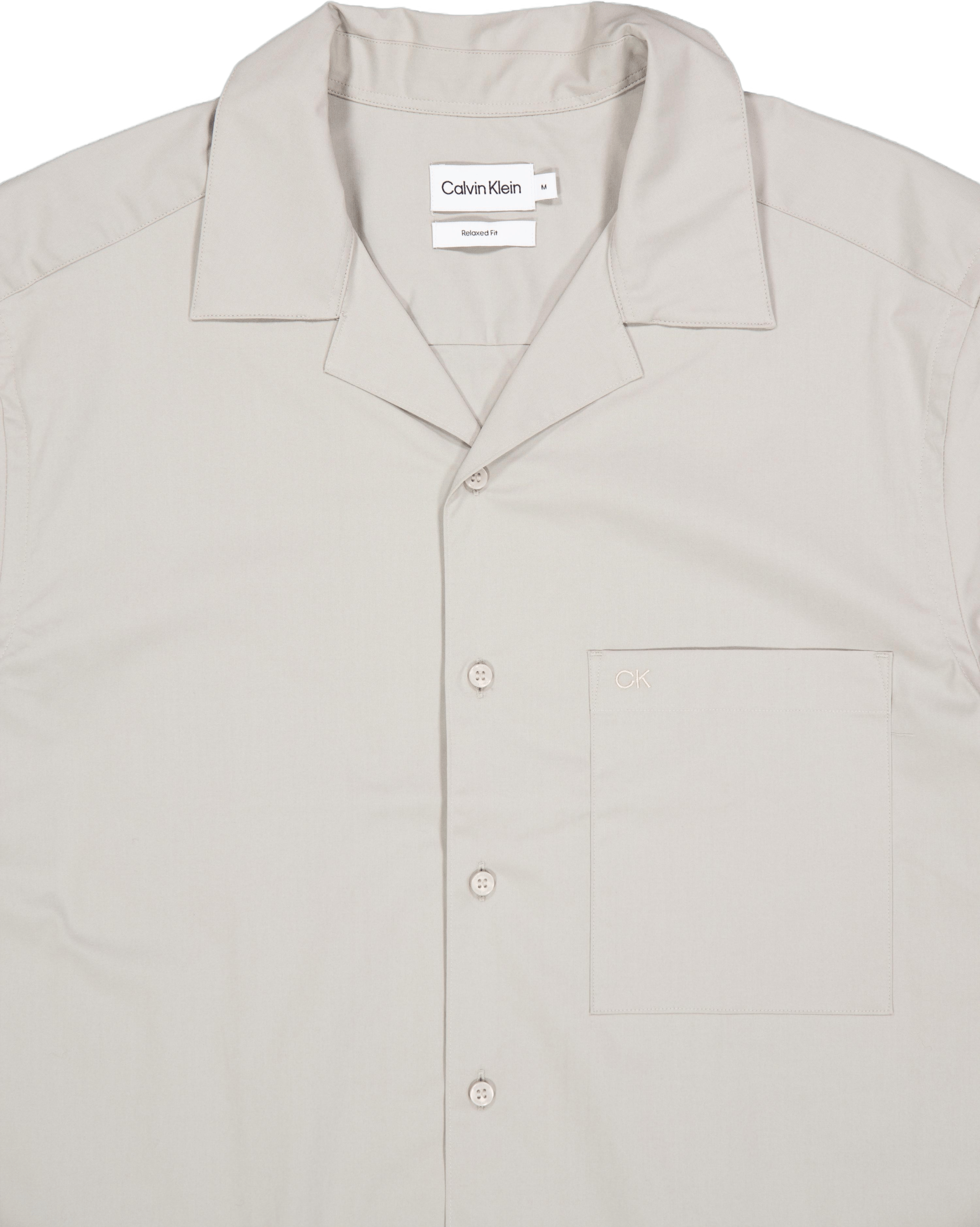 Poplin Cuban Collar S/s Shirt Pc7-london Fog - Bild 3